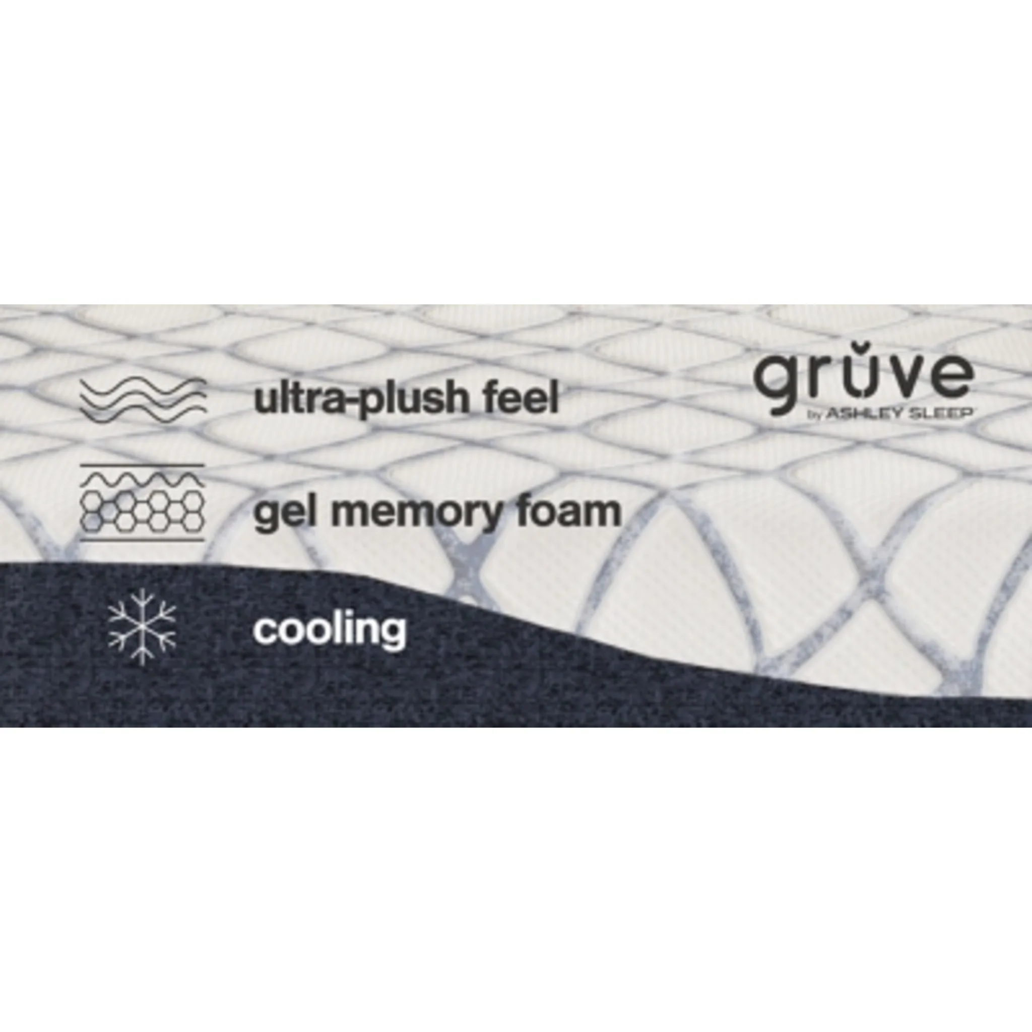 Ashley Sleep Gruve 2.0 14 Inch Memory Foam Mattress - Image 11