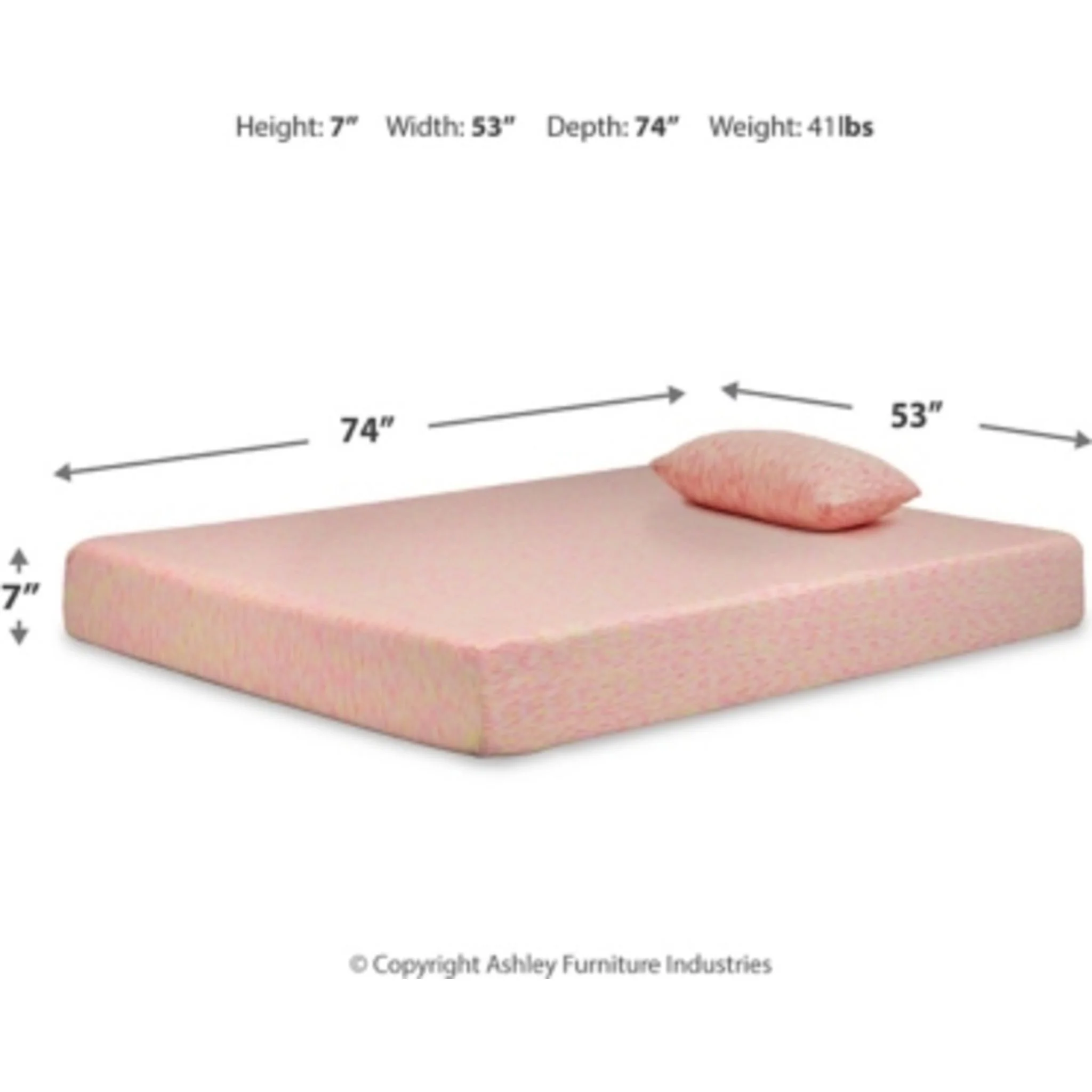 Ashley Sleep Essentials Mattress and Pillow - Image 5