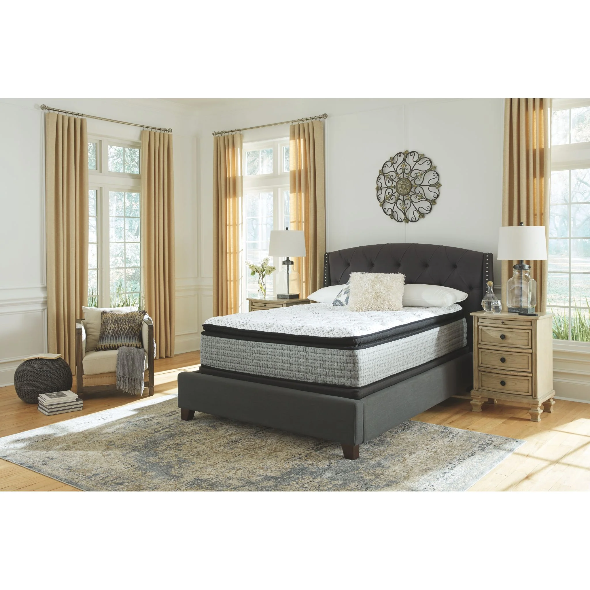 Ashley Sleep Santa Fe Pillowtop Innerspring 16 inch Mattress In A Box - Image 2