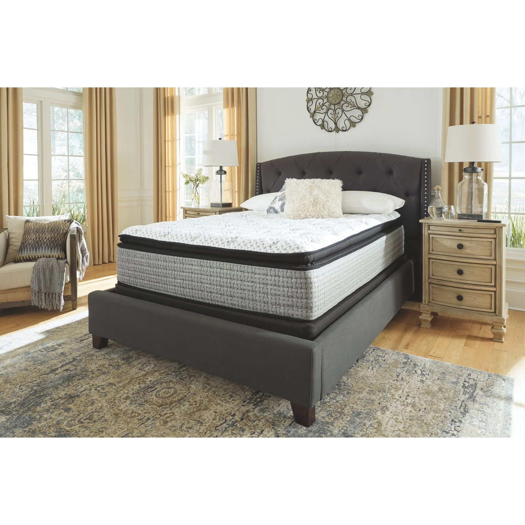 Ashley Sleep Santa Fe Pillowtop Innerspring 16 inch Mattress In A Box - Image 9