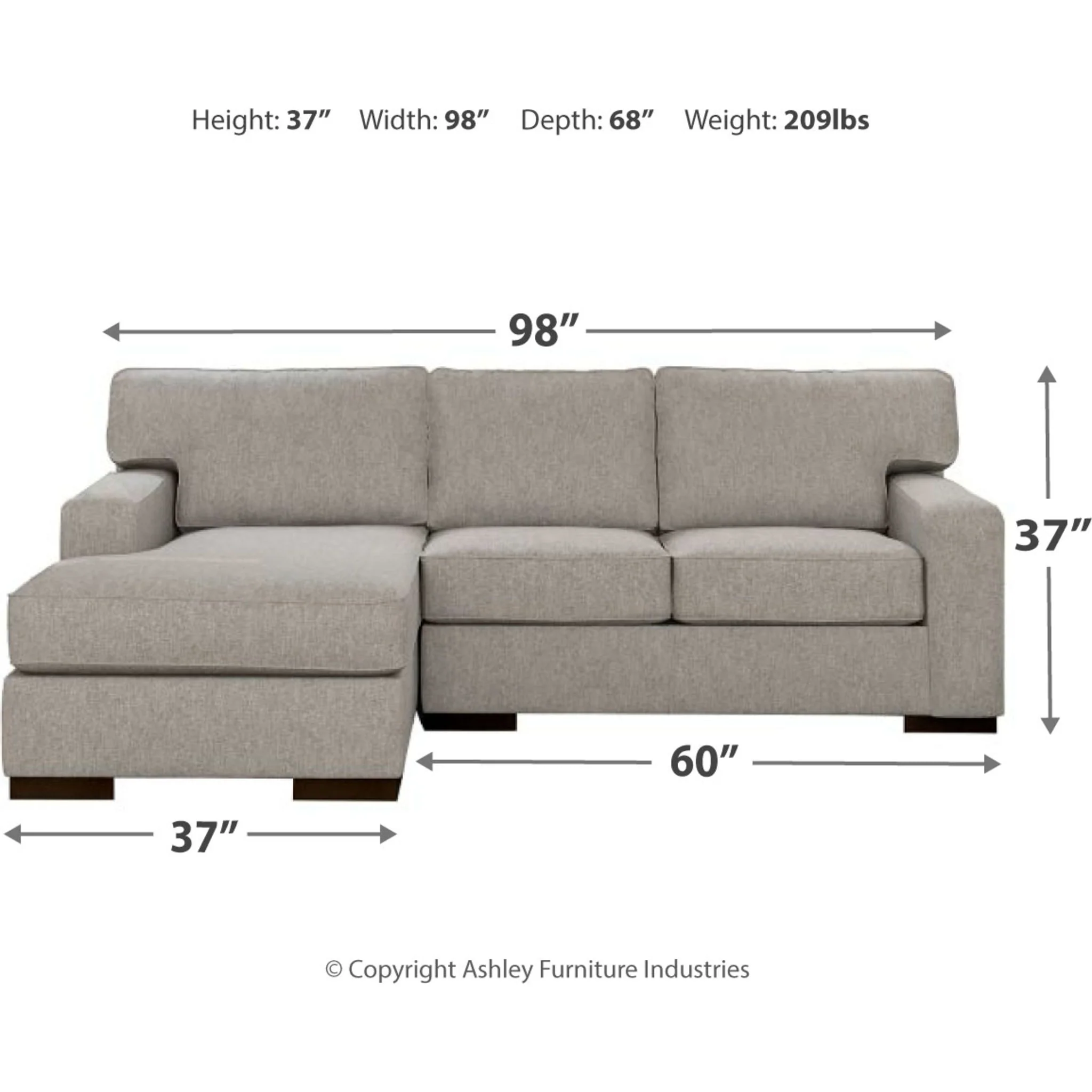 Ashlor-Exclusive 2 Piece Sectional - Image 11