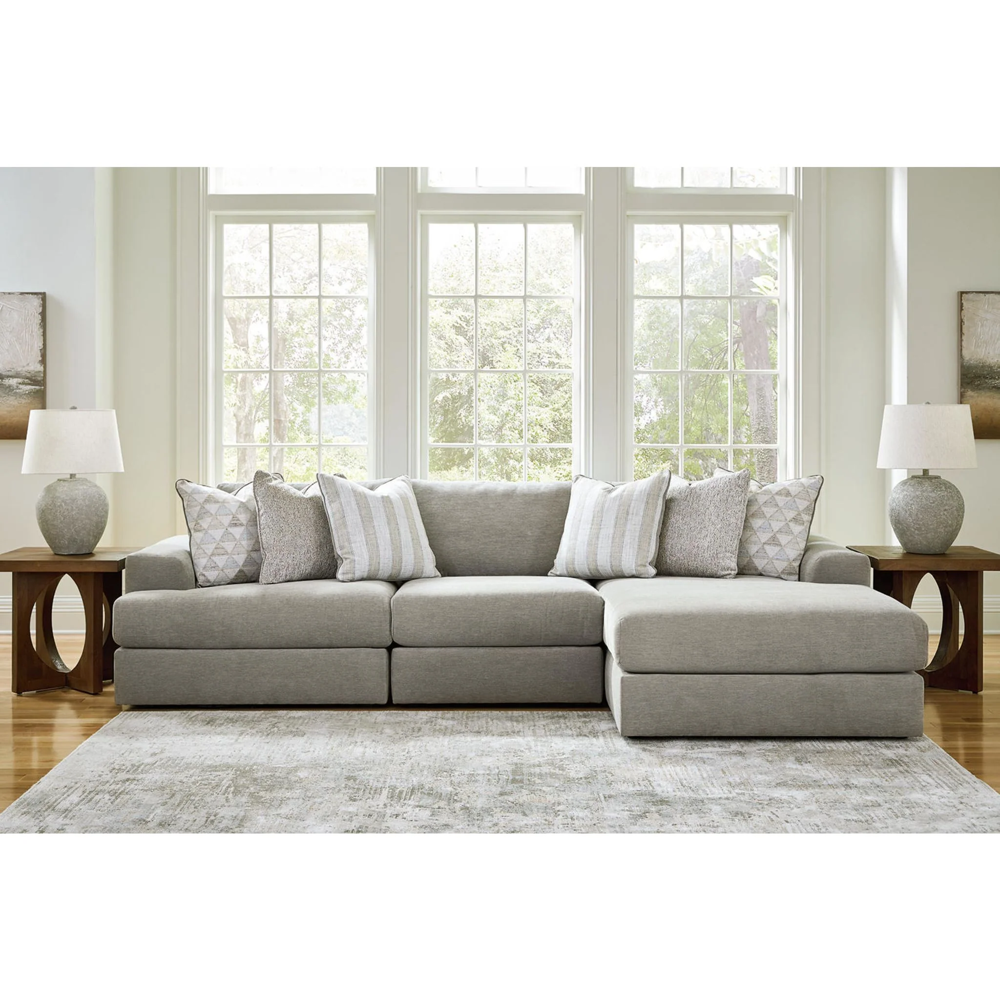 Avaliyah 3 Piece Modular Sectional with Chaise - Image 2