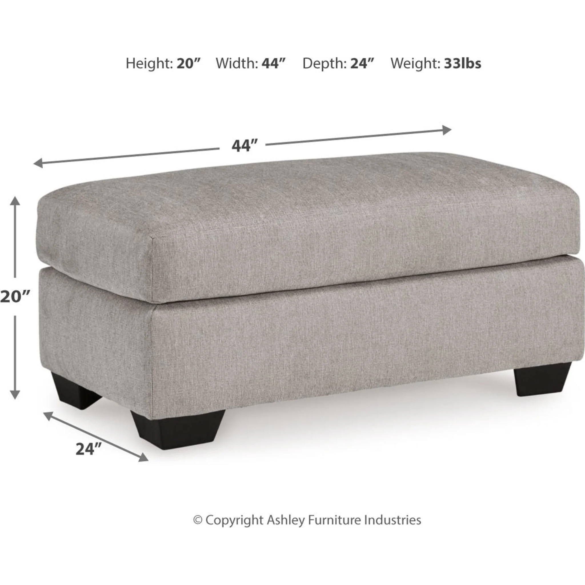 Avenal Park Ottoman - Image 5