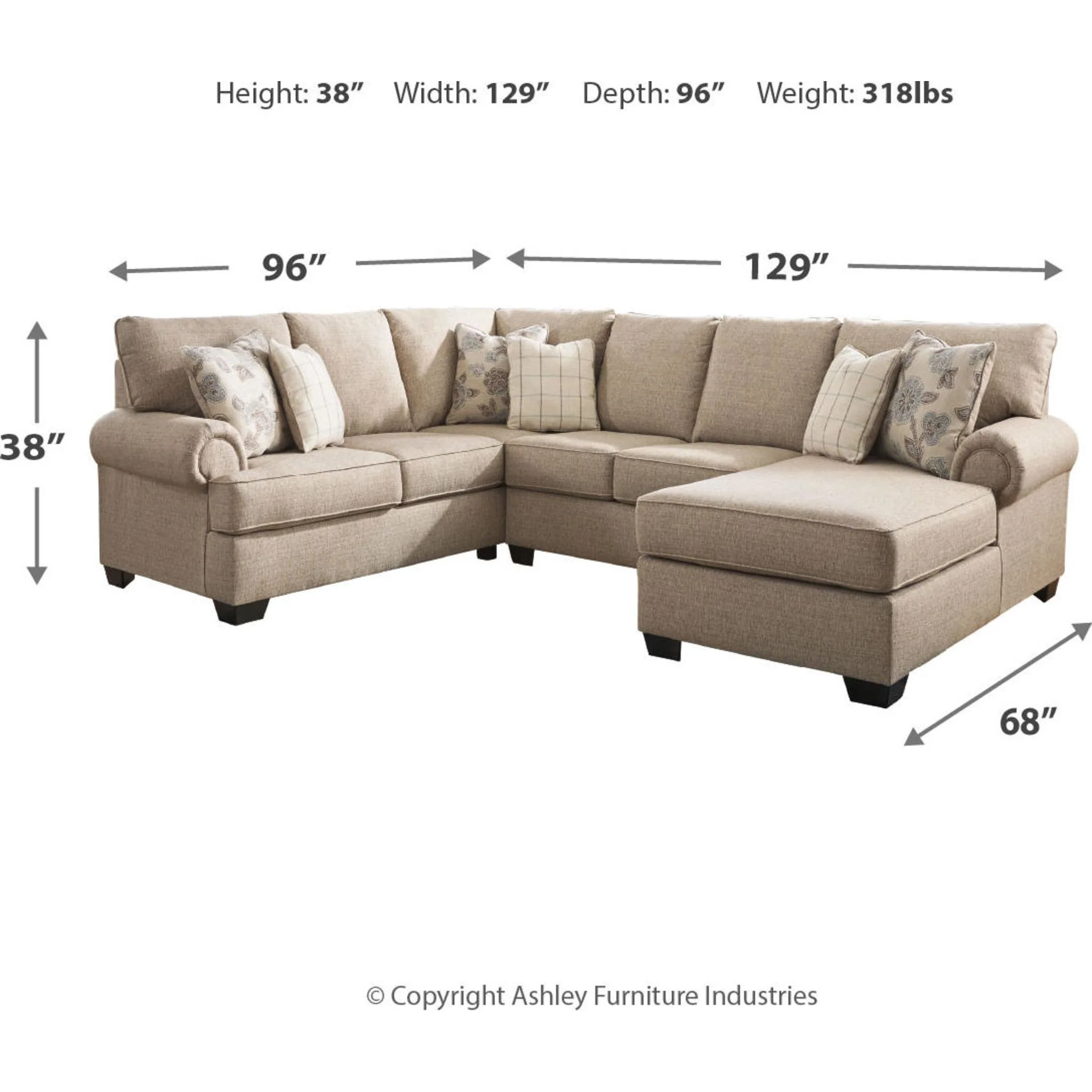 Baceno-Exclusive 3 Piece Sectional - Image 6