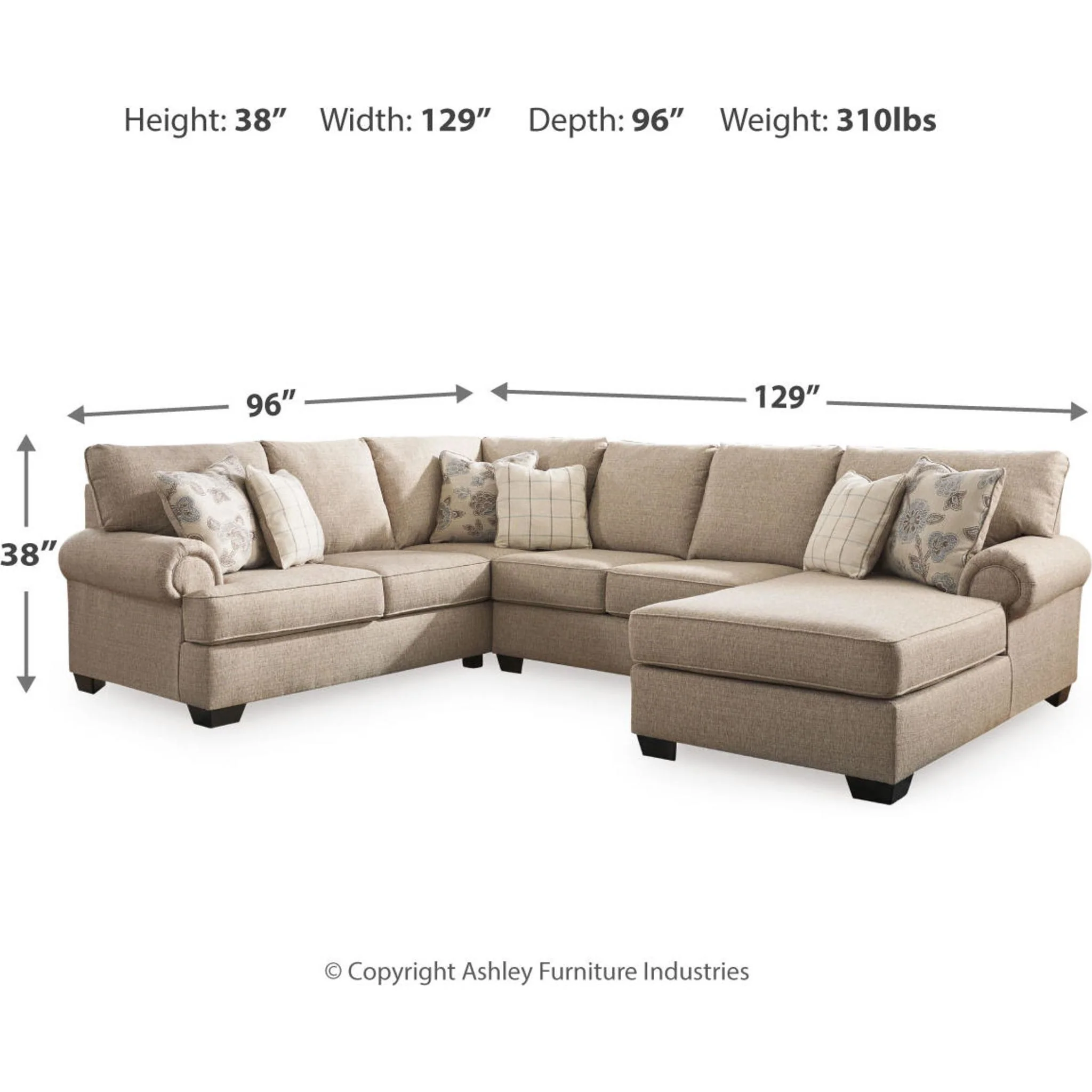 Baceno-Exclusive 3 Piece Sectional - Image 8