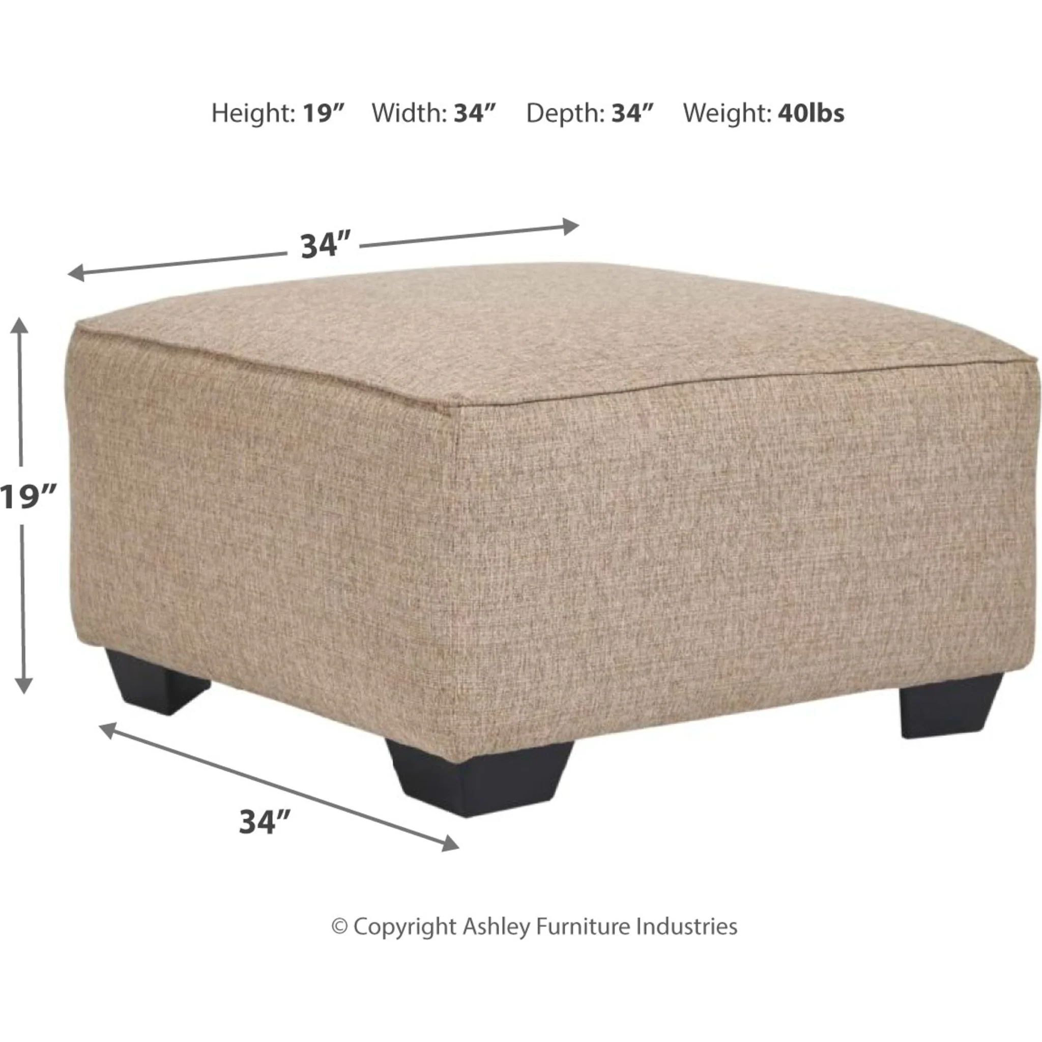 Baceno-Exclusive Oversized Accent Ottoman - Image 4