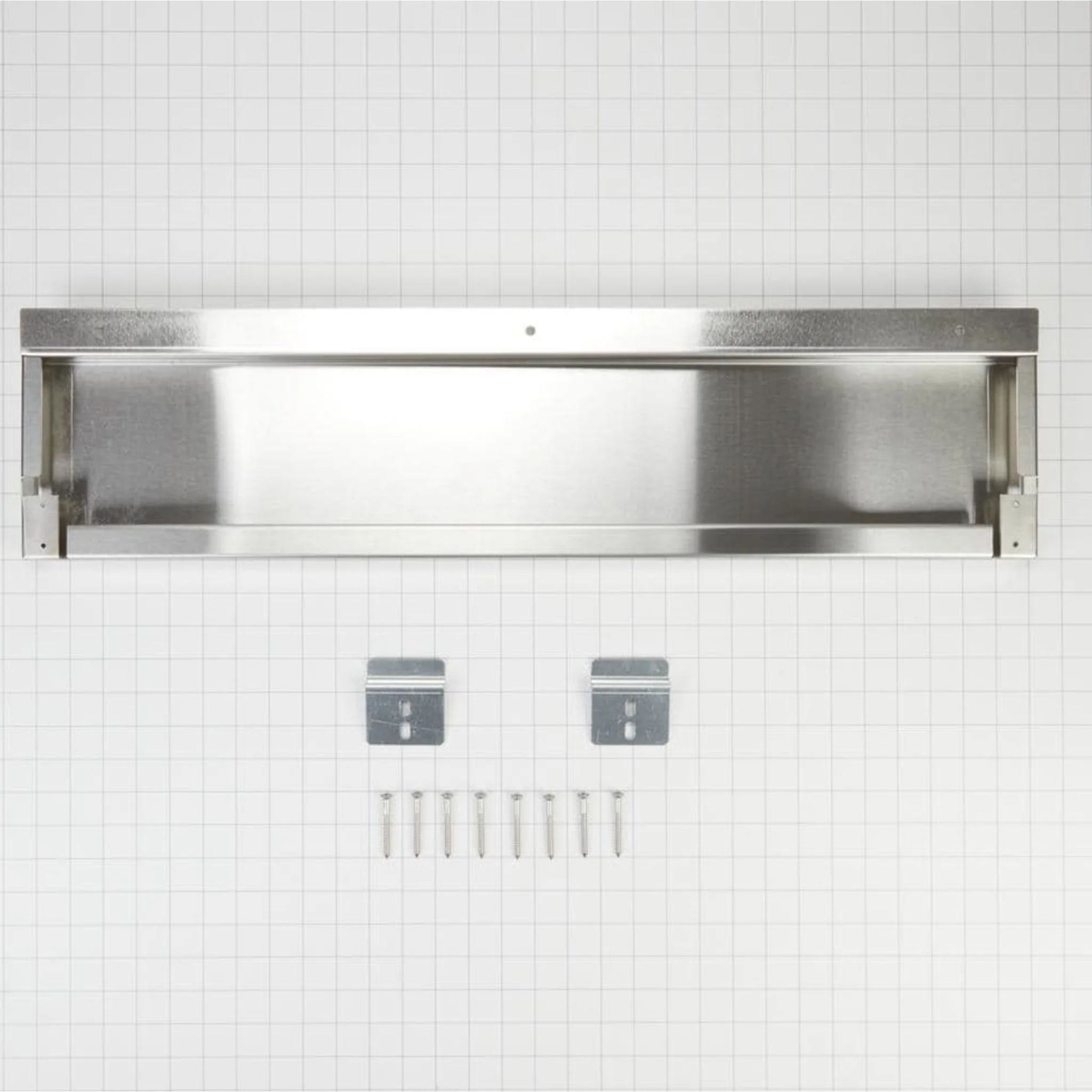 KitchenAid 6-Inch (15.2 cm ) Slide-in Range Backsplash, Stainless -Stainless Steel (W10655450) - Image 4