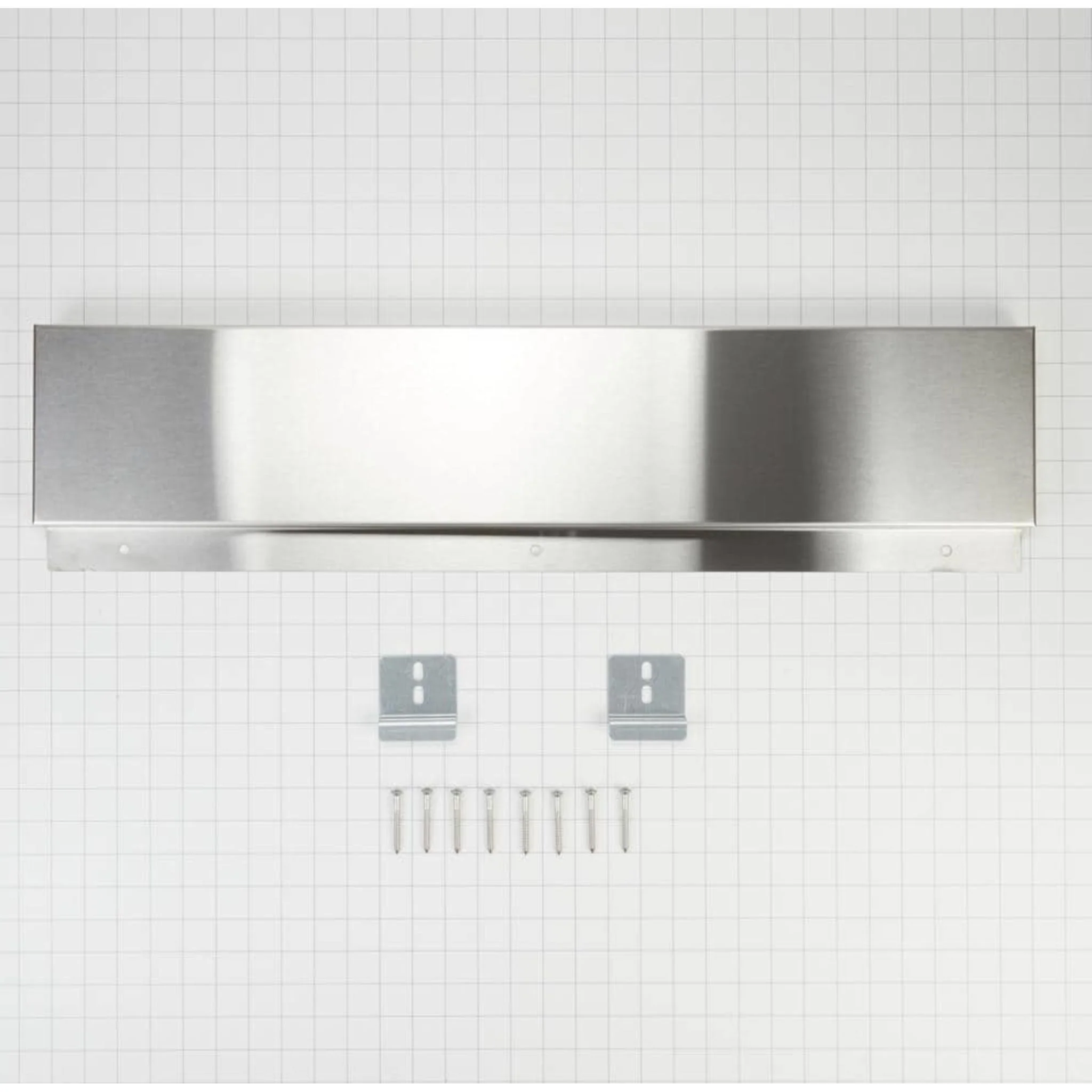KitchenAid 6-Inch (15.2 cm ) Slide-in Range Backsplash, Stainless -Stainless Steel (W10655450) - Image 5