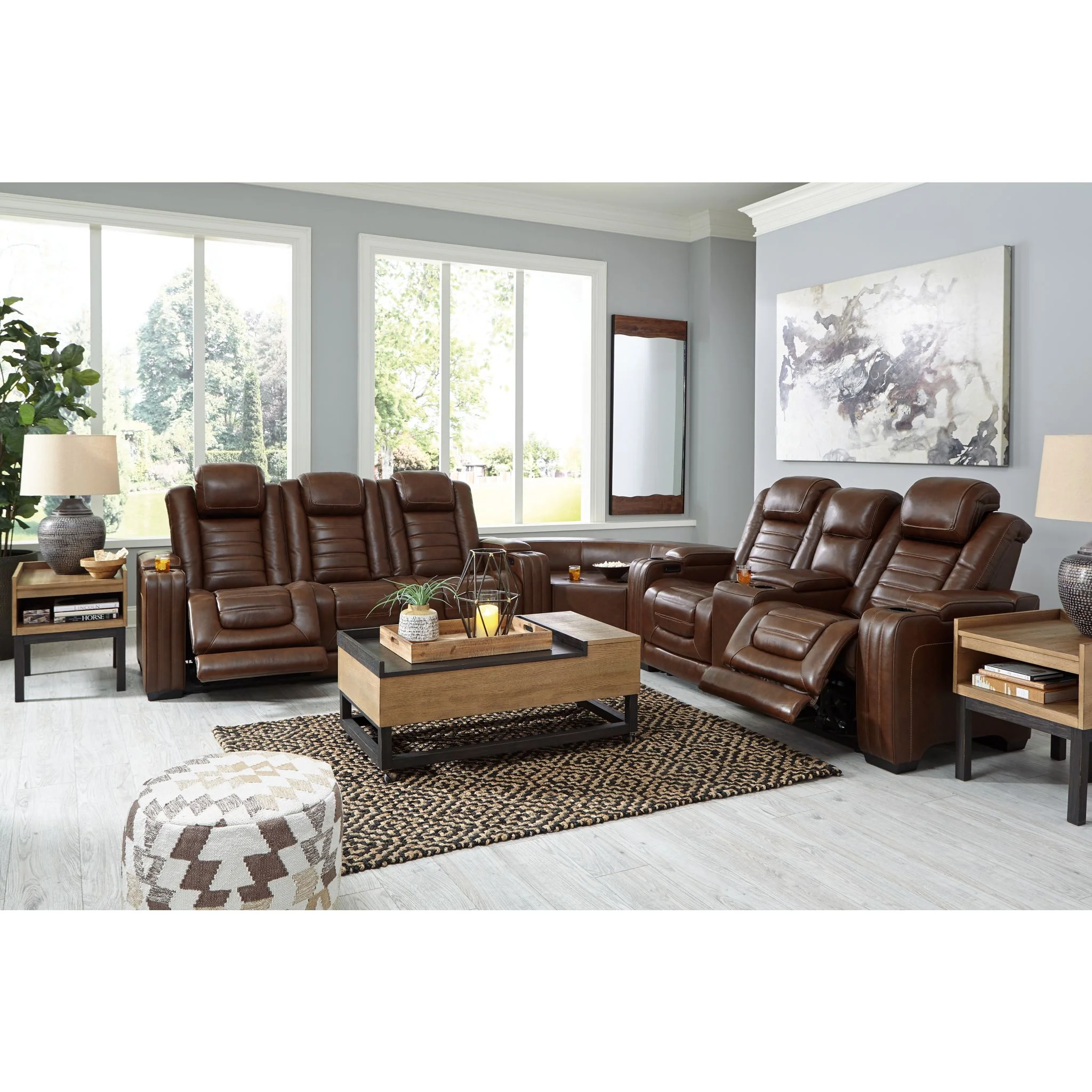 Backtrack 3 Piece Power Reclining Sectional - Image 2