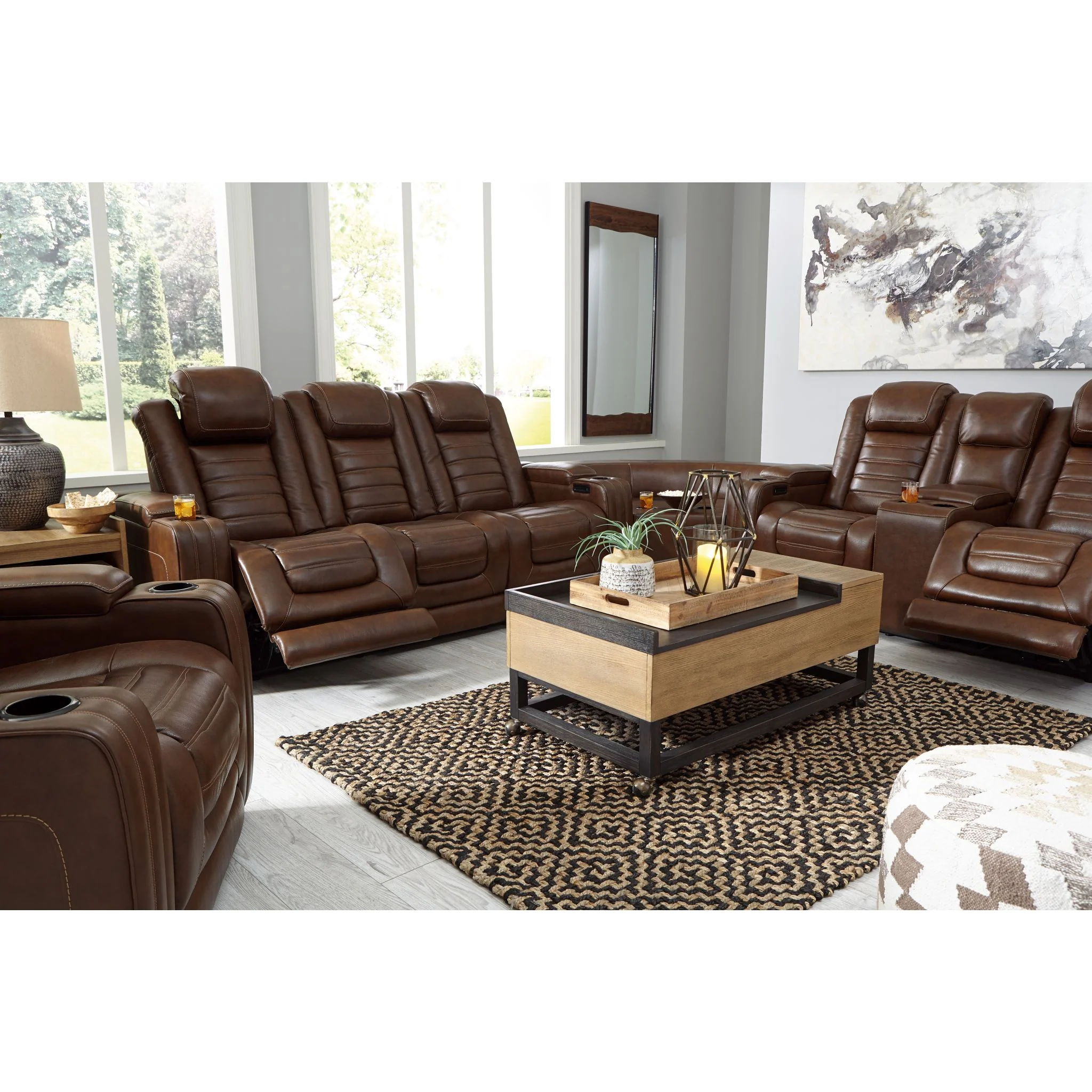 Backtrack 3 Piece Power Reclining Sectional - Image 3