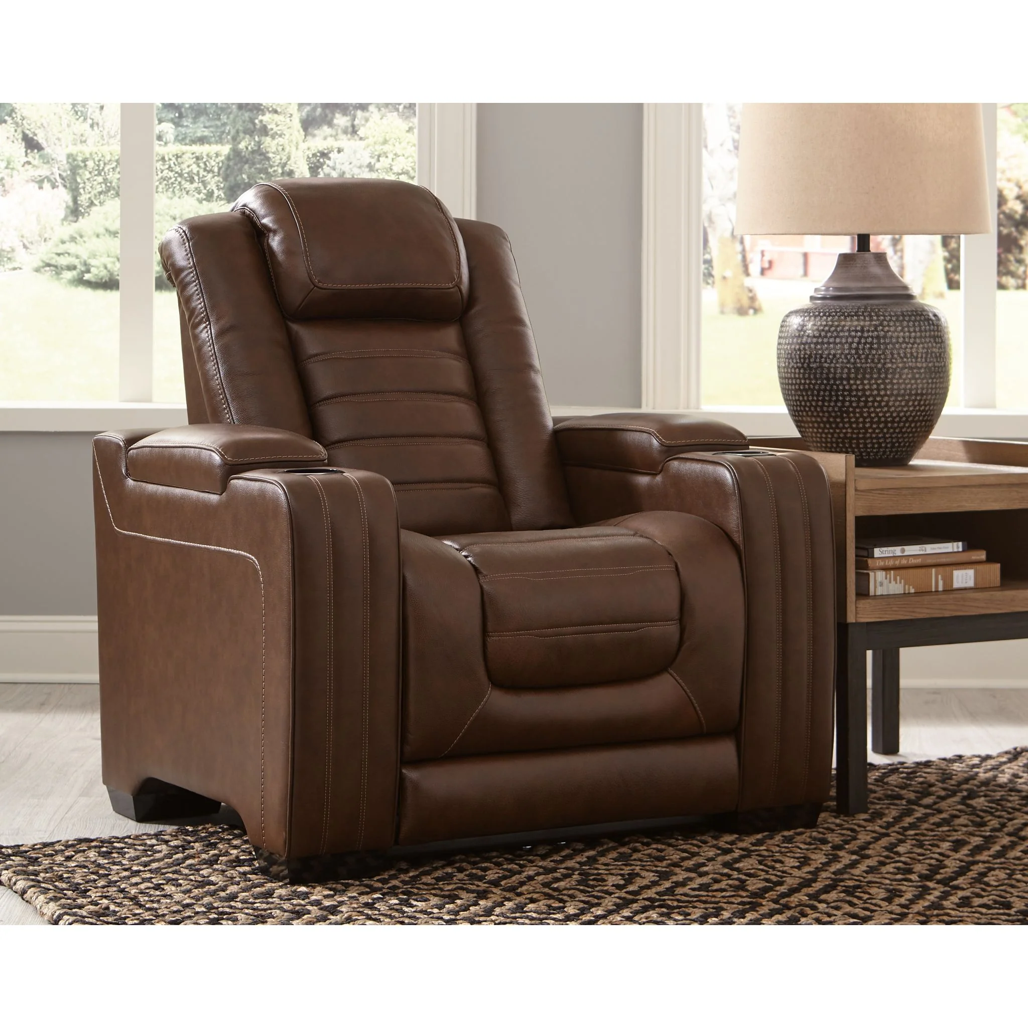 Backtrack Power Recliner with Adjustable Headrest - Image 2
