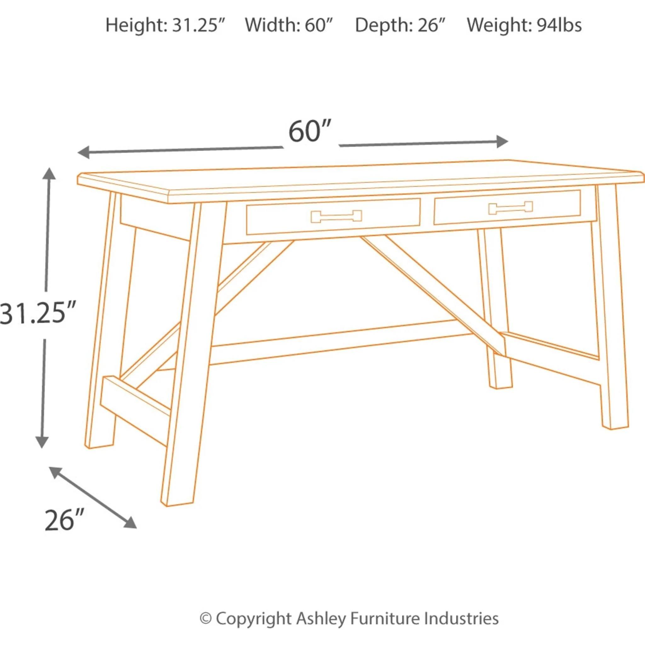 Baldridge Desk - Image 10