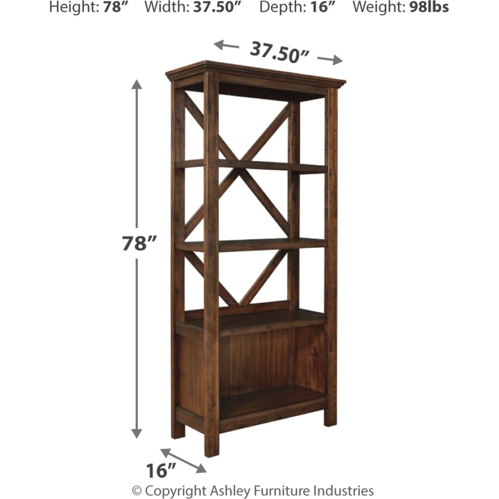 Baldridge Large Bookcase - Image 4