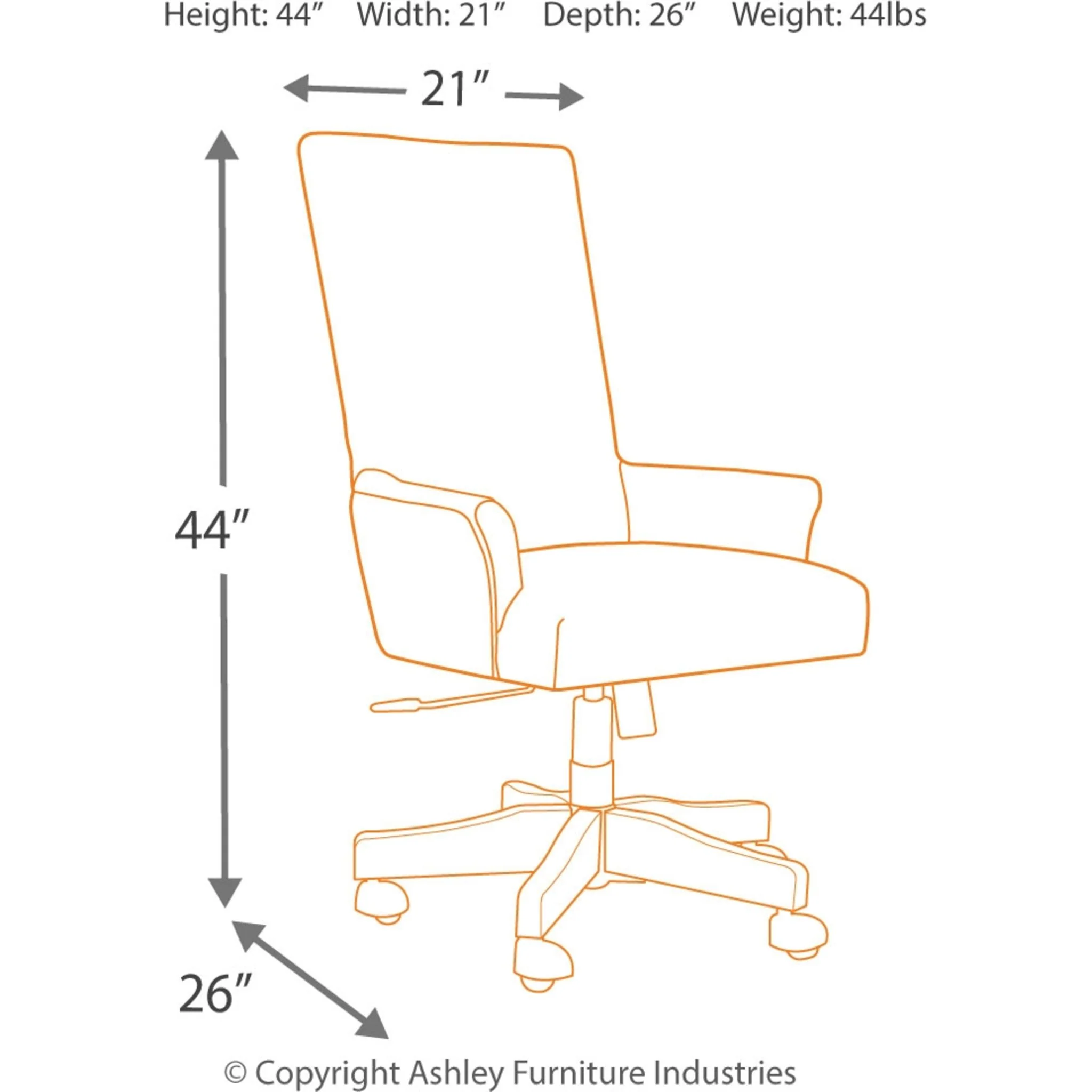 Baldridge Office Chair - Image 9