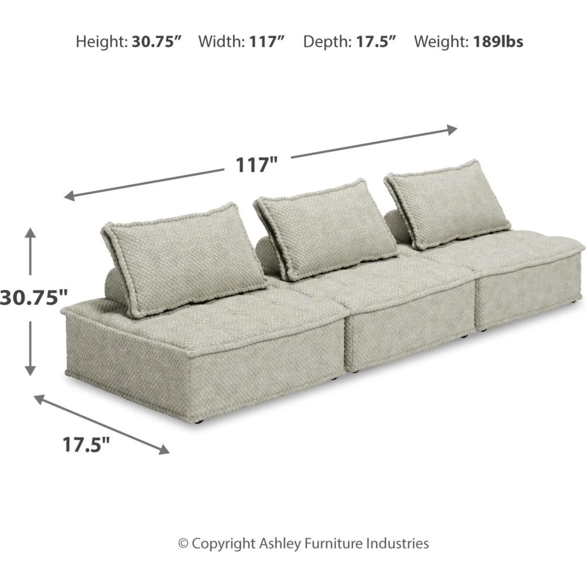 Bales 3 Piece Modular Sectional - Image 25