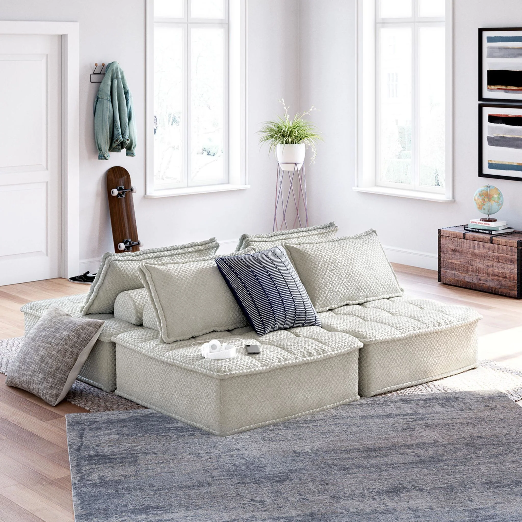 Bales 4 Piece Modular Sectional - Image 10