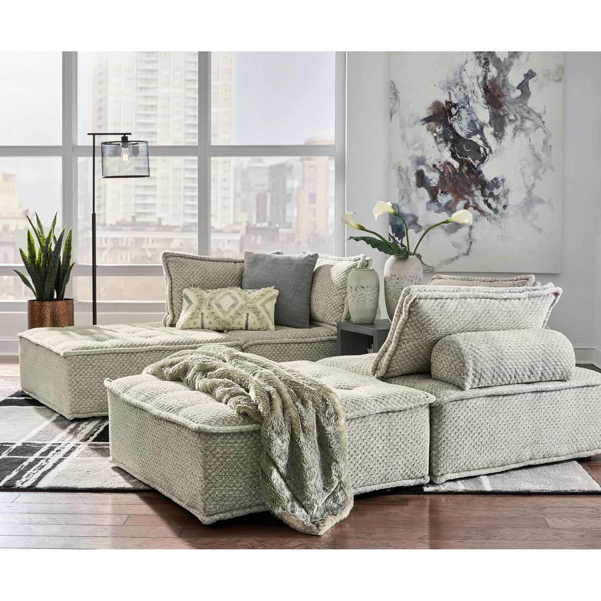 Bales 4 Piece Modular Sectional - Image 23