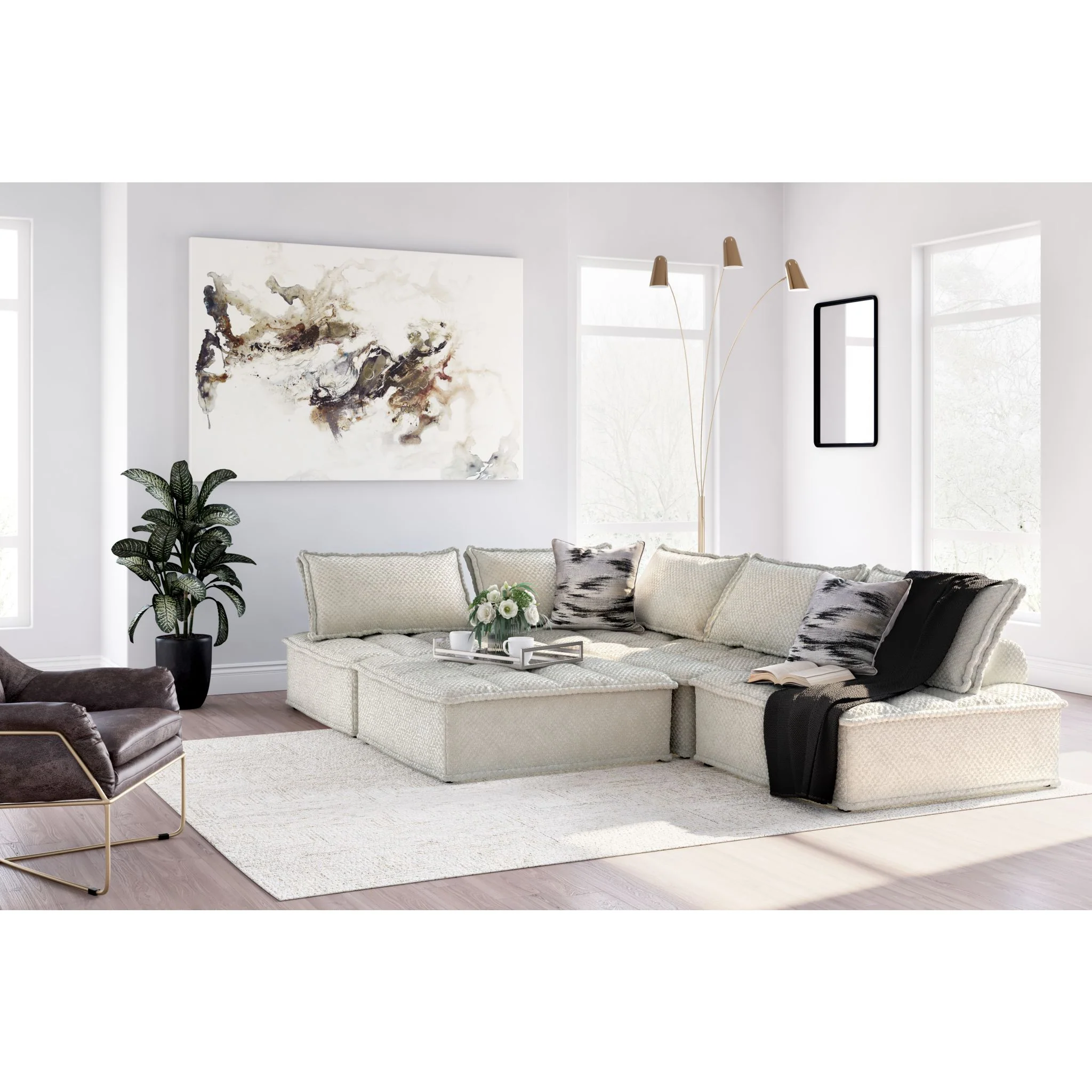 Bales 5 Piece Modular Sectional - Image 17