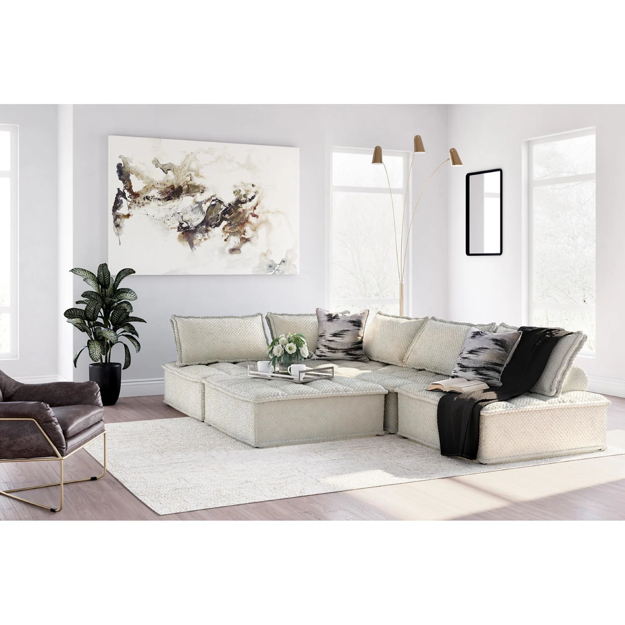 Bales 5 Piece Modular Sectional - Image 29