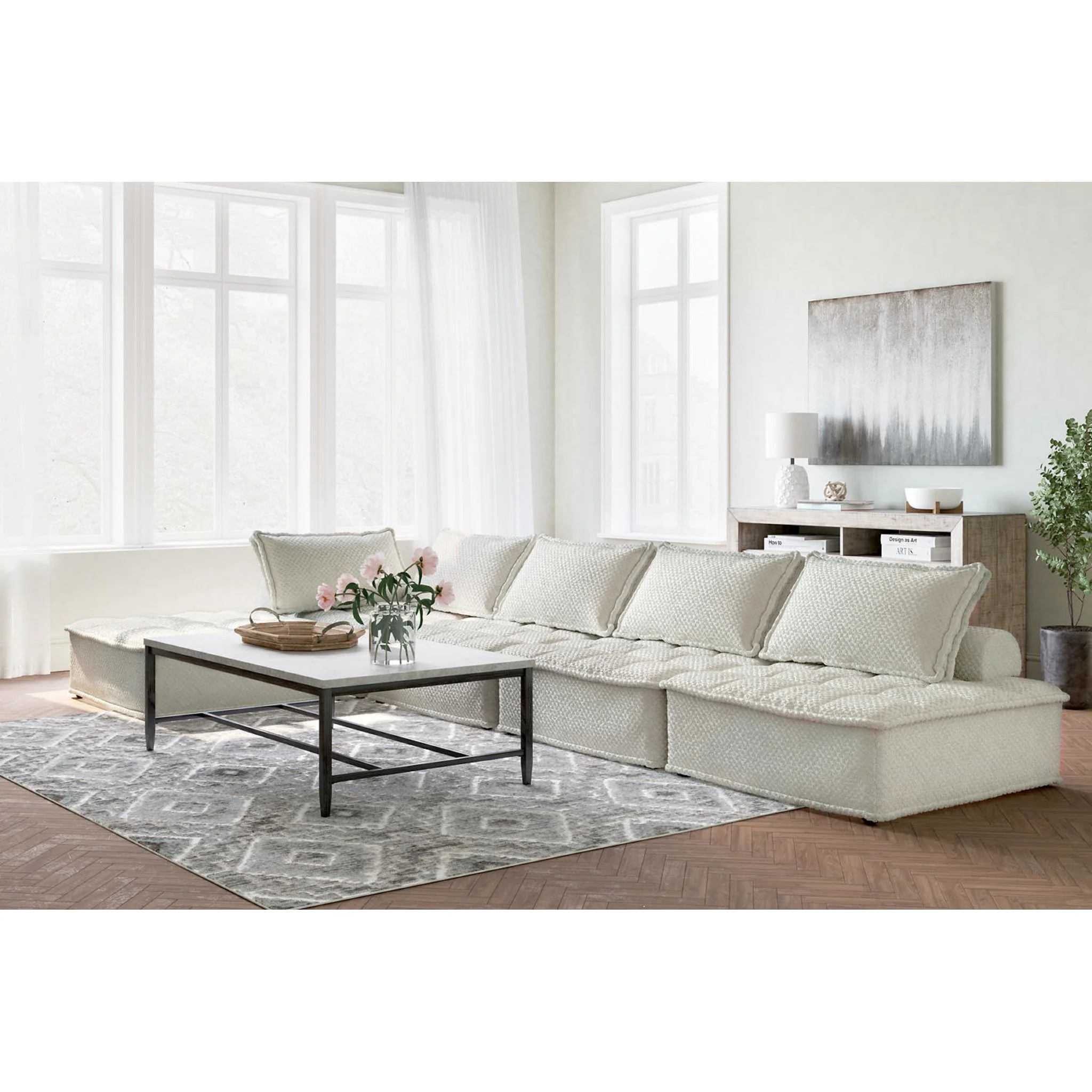 Bales 5 Piece Modular Sectional - Image 41