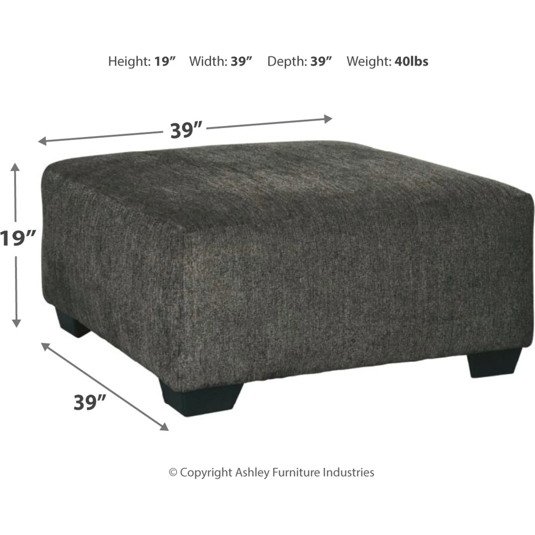 Ballinasloe Oversized Accent Ottoman - Image 4