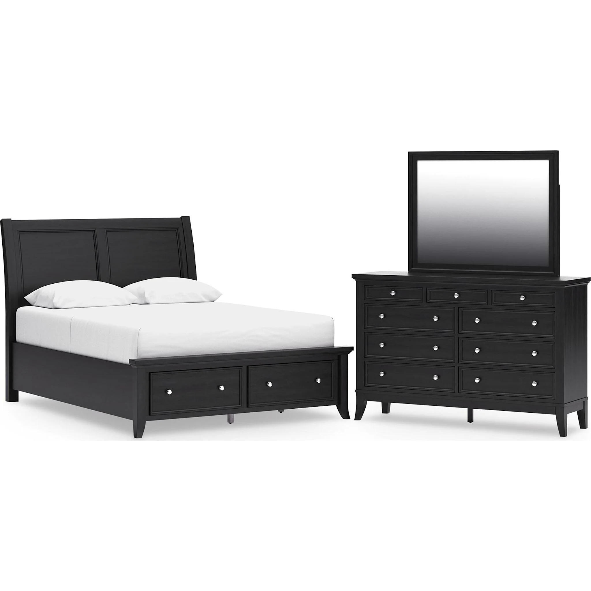 Bambori-Exclusive 5 Piece Sleigh Bedroom - Image 19