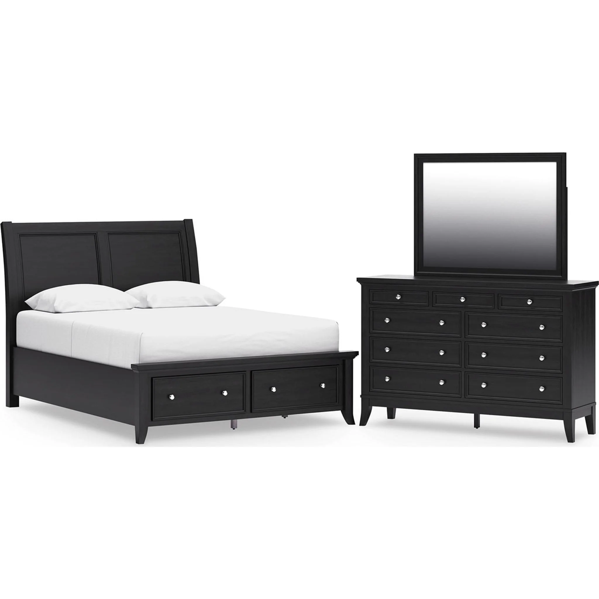 Bambori-Exclusive 5 Piece Sleigh Bedroom - Image 3