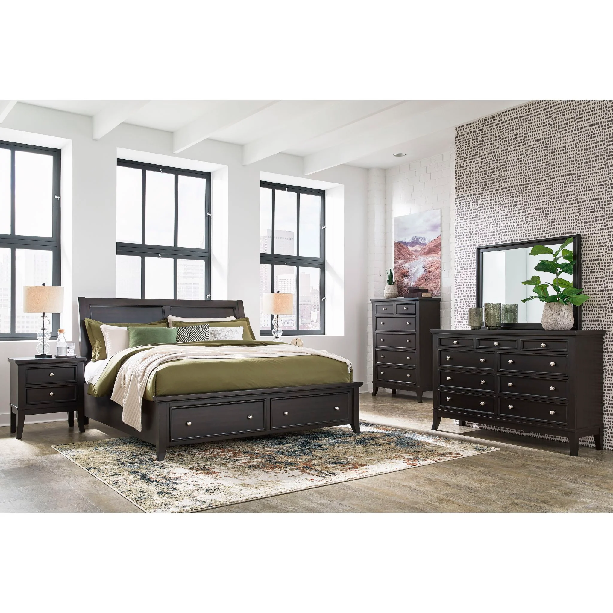 Bambori-Exclusive 5 Piece Sleigh Bedroom - Image 33