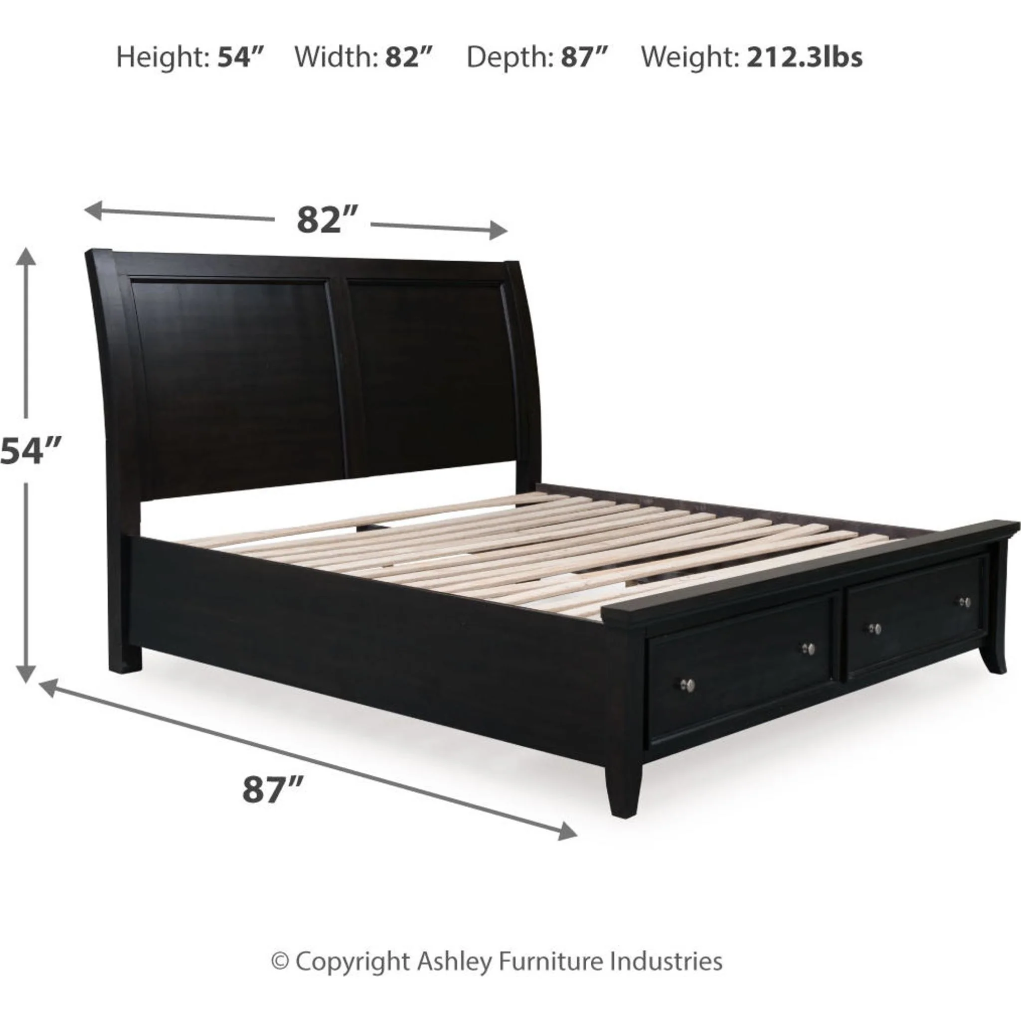 Bambori-Exclusive 5 Piece Sleigh Bedroom - Image 46