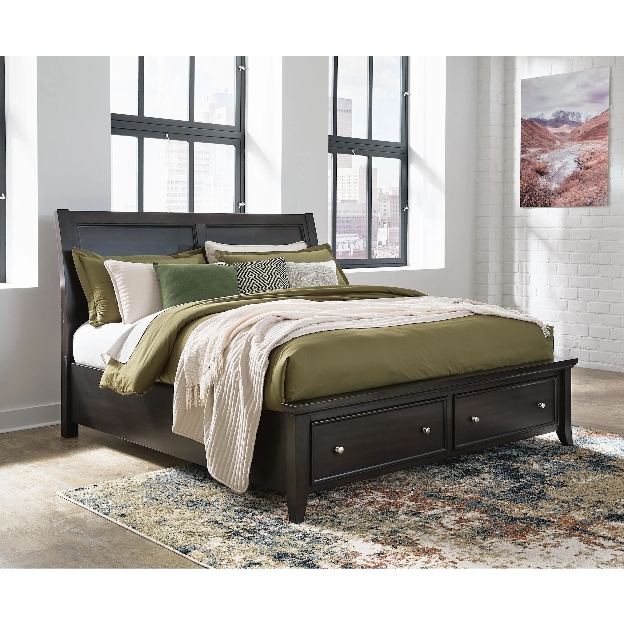 Bambori-Exclusive 5 Piece Sleigh Bedroom - Image 61