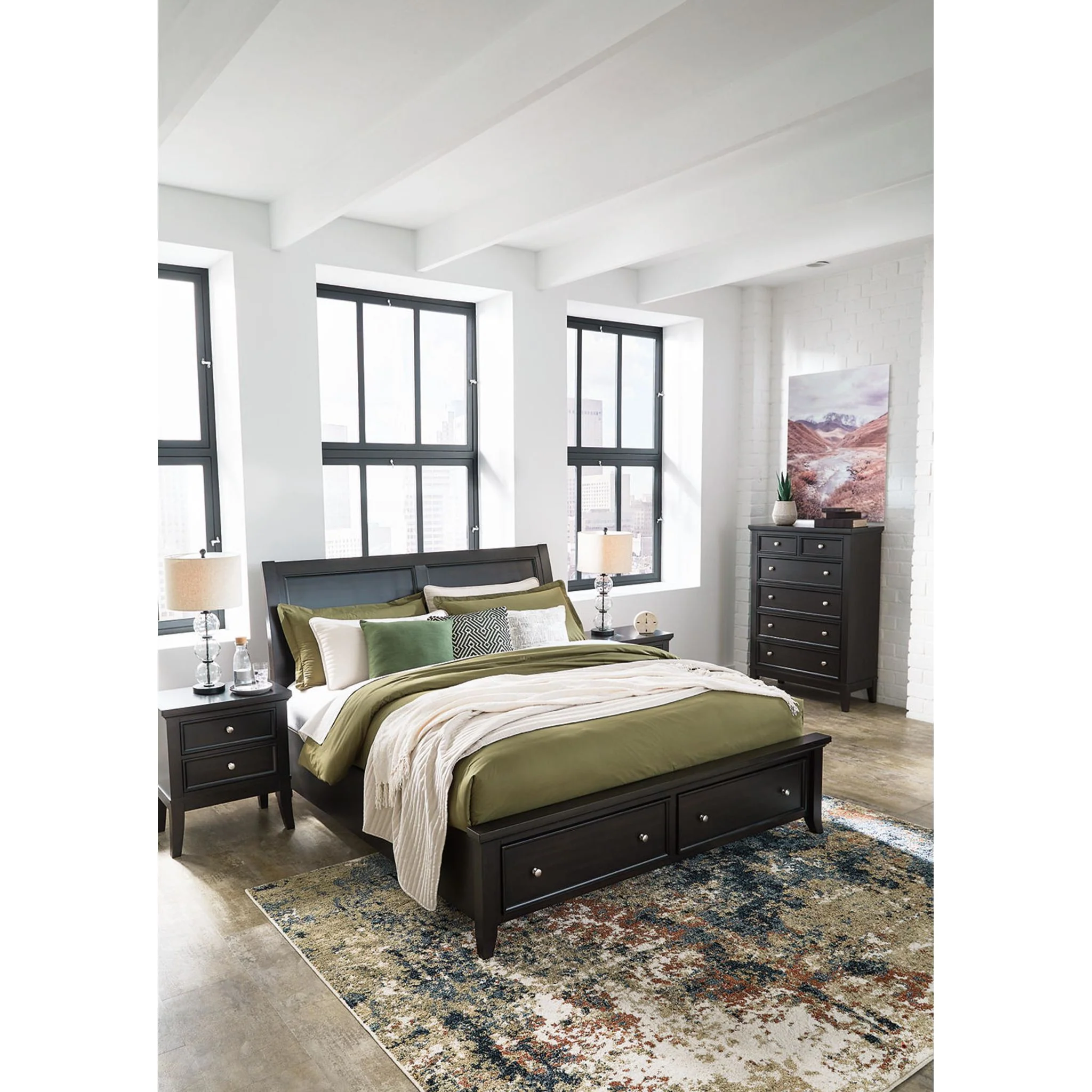 Bambori-Exclusive Queen Sleigh Storage Bed - Image 12