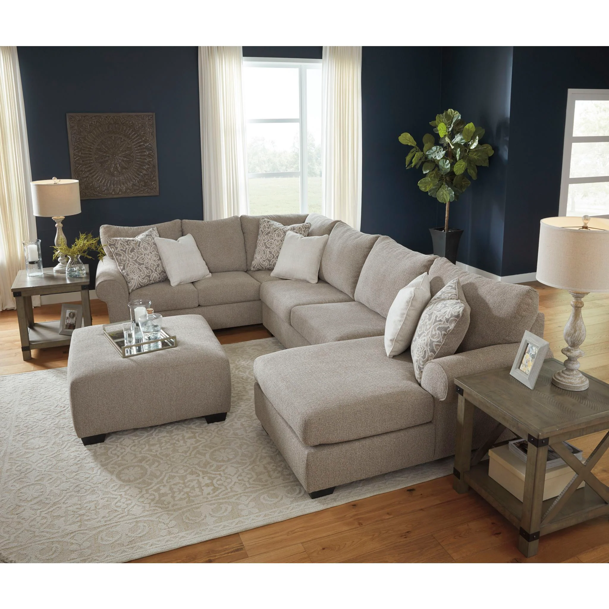 Baranello Oversized Accent Ottoman - Image 5