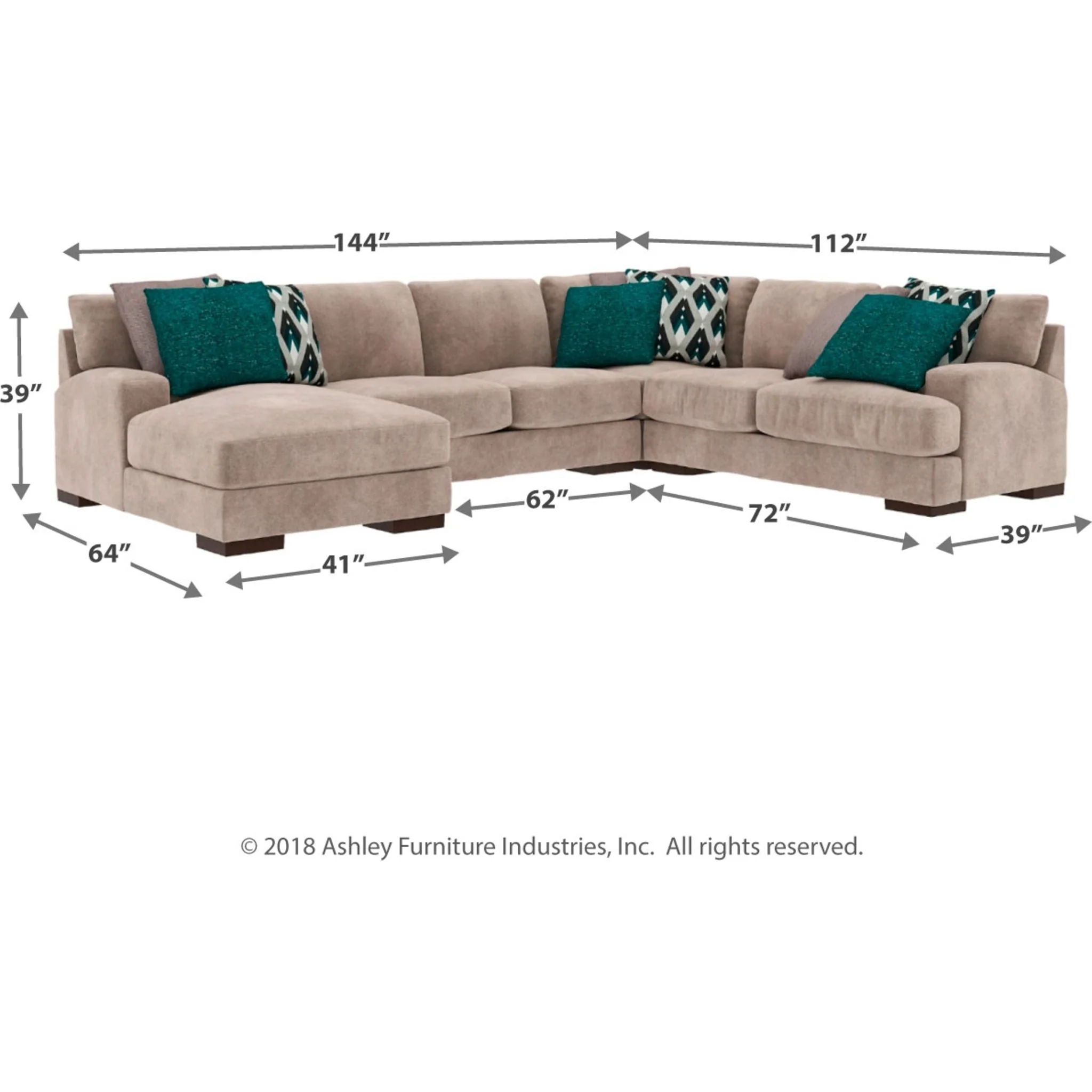 Bardarson-Exclusive 4 Piece Sectional - Image 2