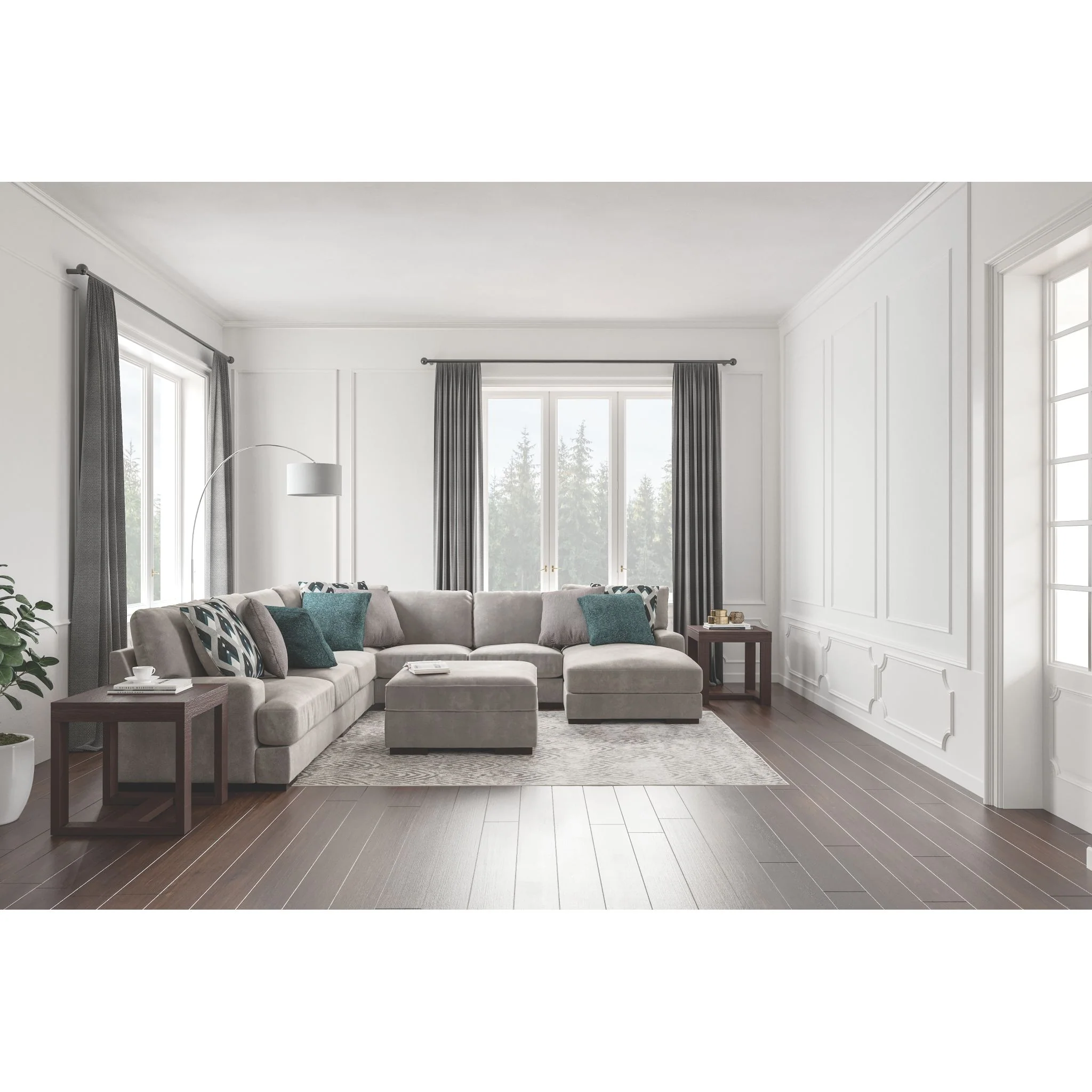 Bardarson-Exclusive 5 Piece Sectional - Image 2