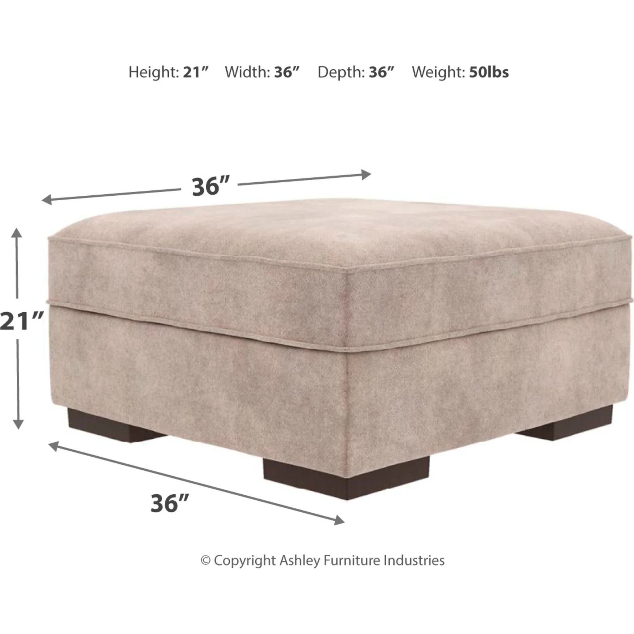 Bardarson-Exclusive Ottoman with Storage - Image 4