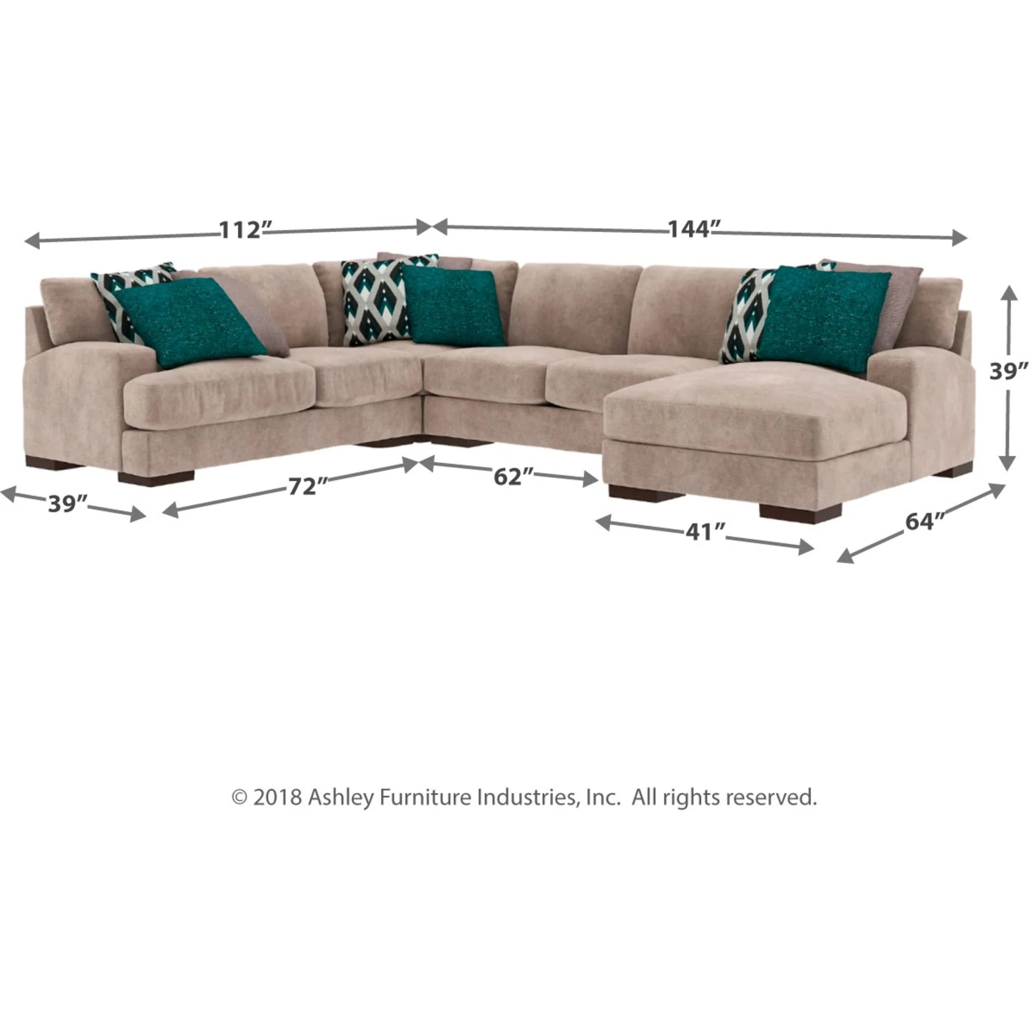 Bardarson-Exclusive 4 Piece Sectional - Image 2