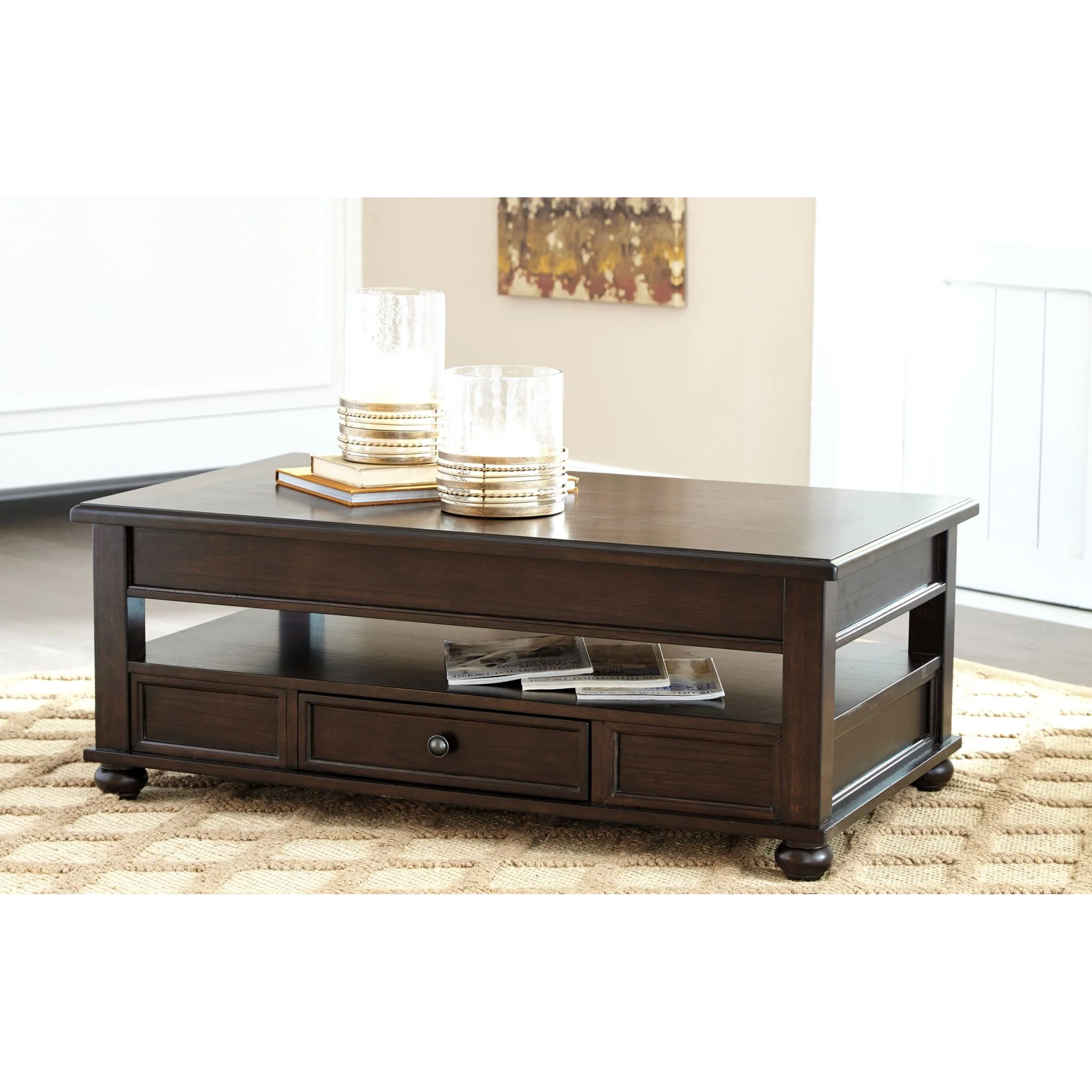 Barilanni Coffee Table with Lift Top - Image 11