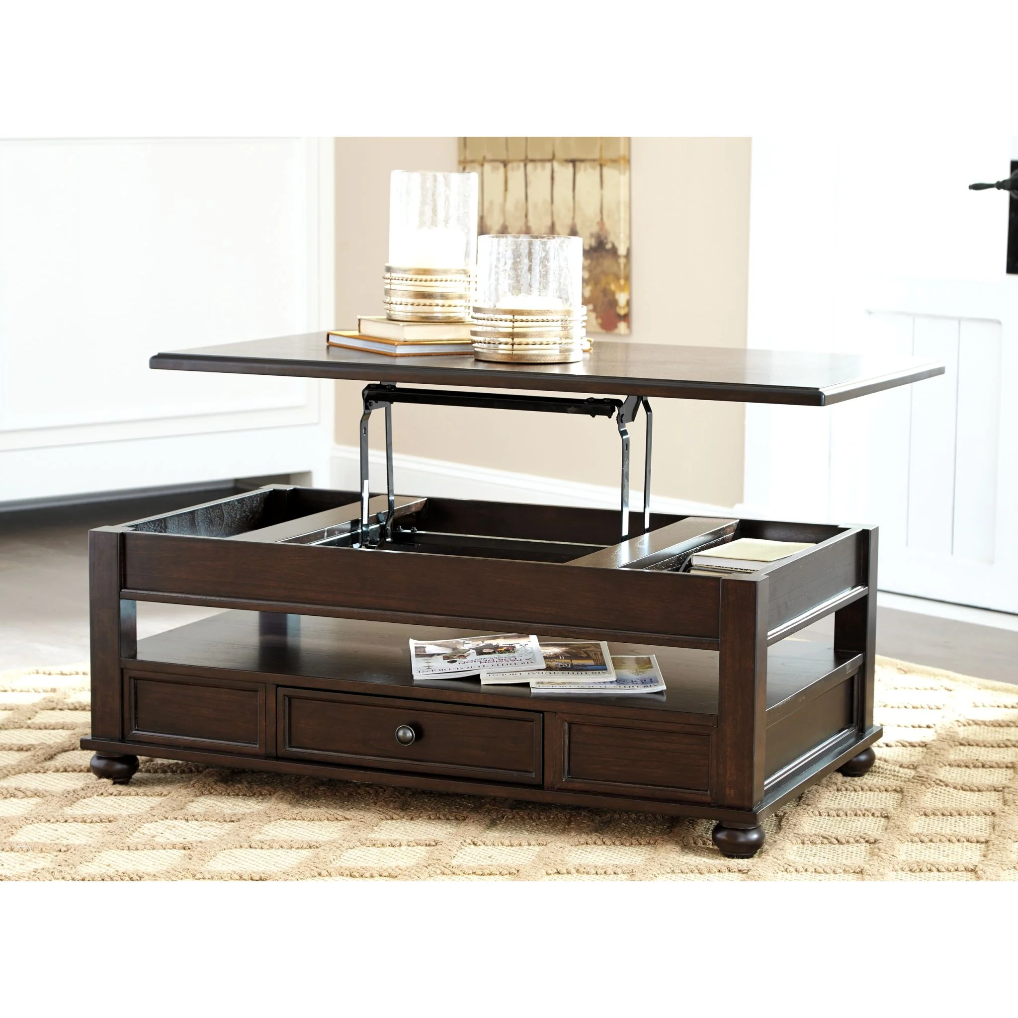 Barilanni Coffee Table with Lift Top - Image 12