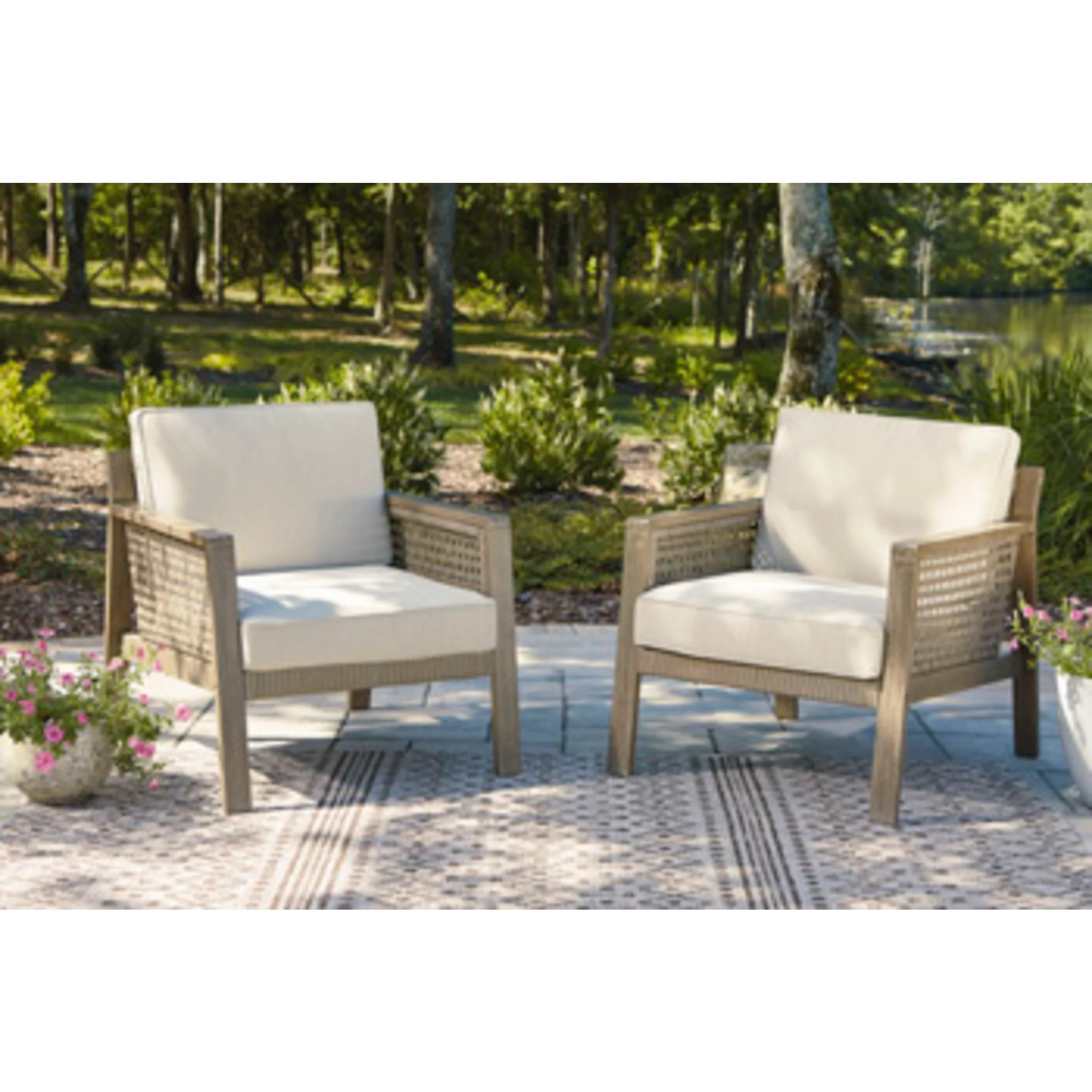 Outdoor Barn Cove Lounge Chair with Cushion - Image 3