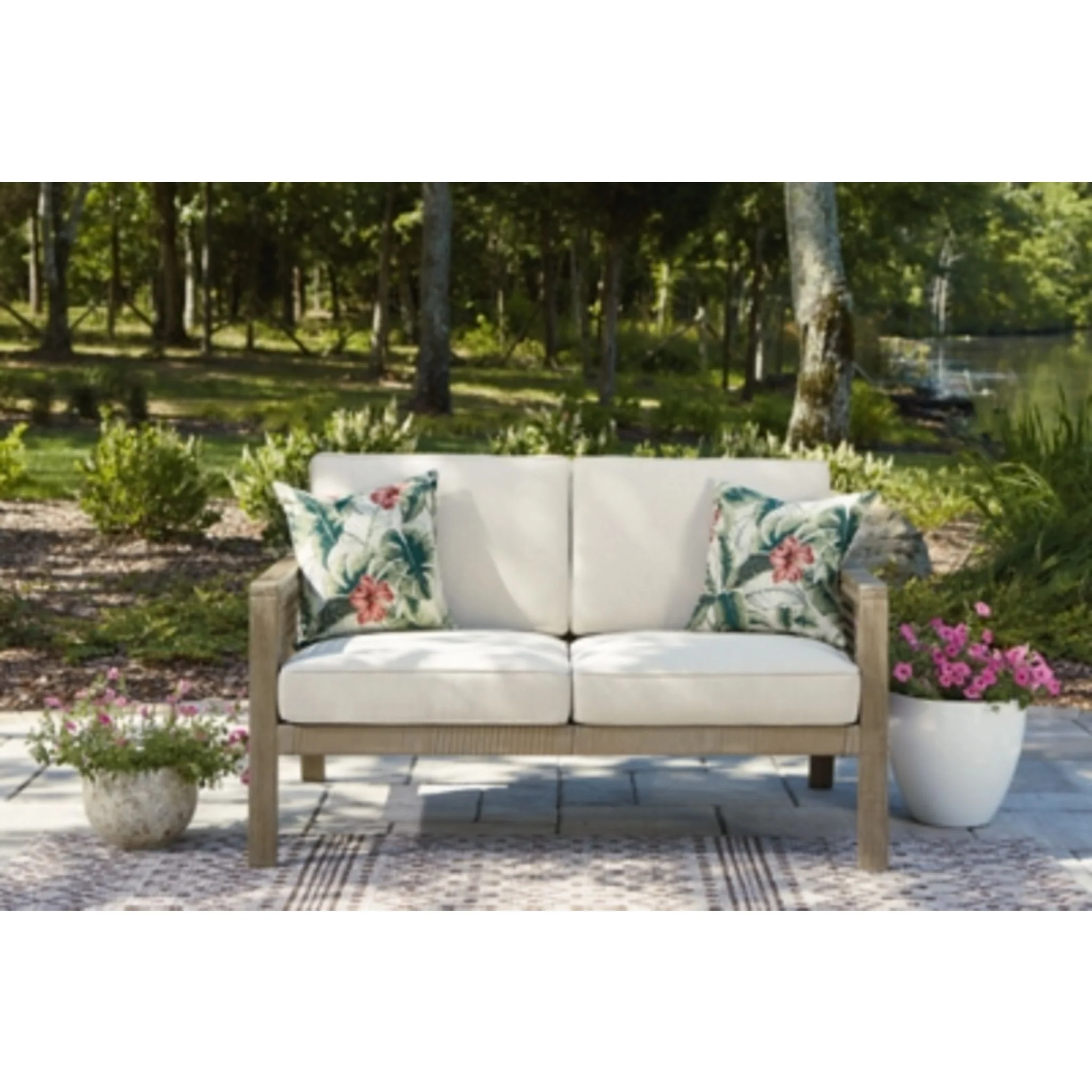 Outdoor Barn Cove Loveseat w/Cushion - Image 2