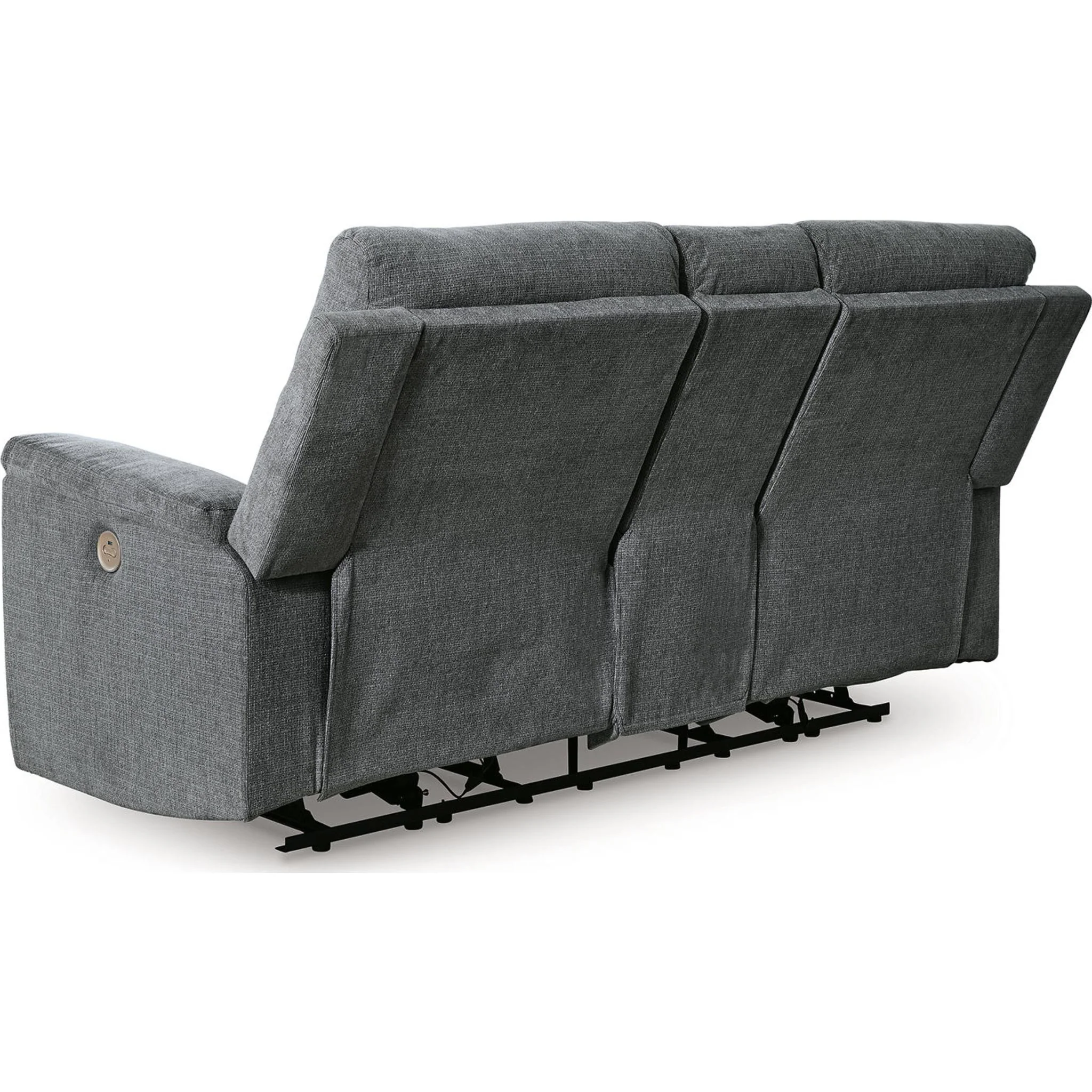 Barnsana Reclining Power Loveseat with Console - Image 14