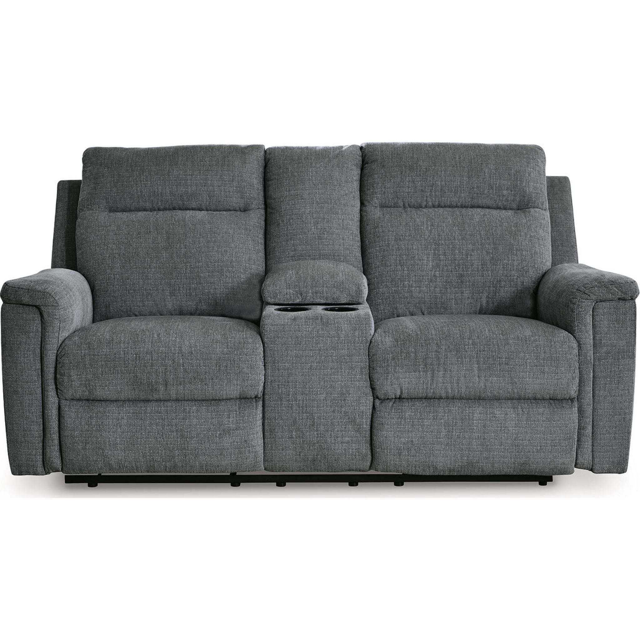 Barnsana Reclining Power Loveseat with Console - Image 15