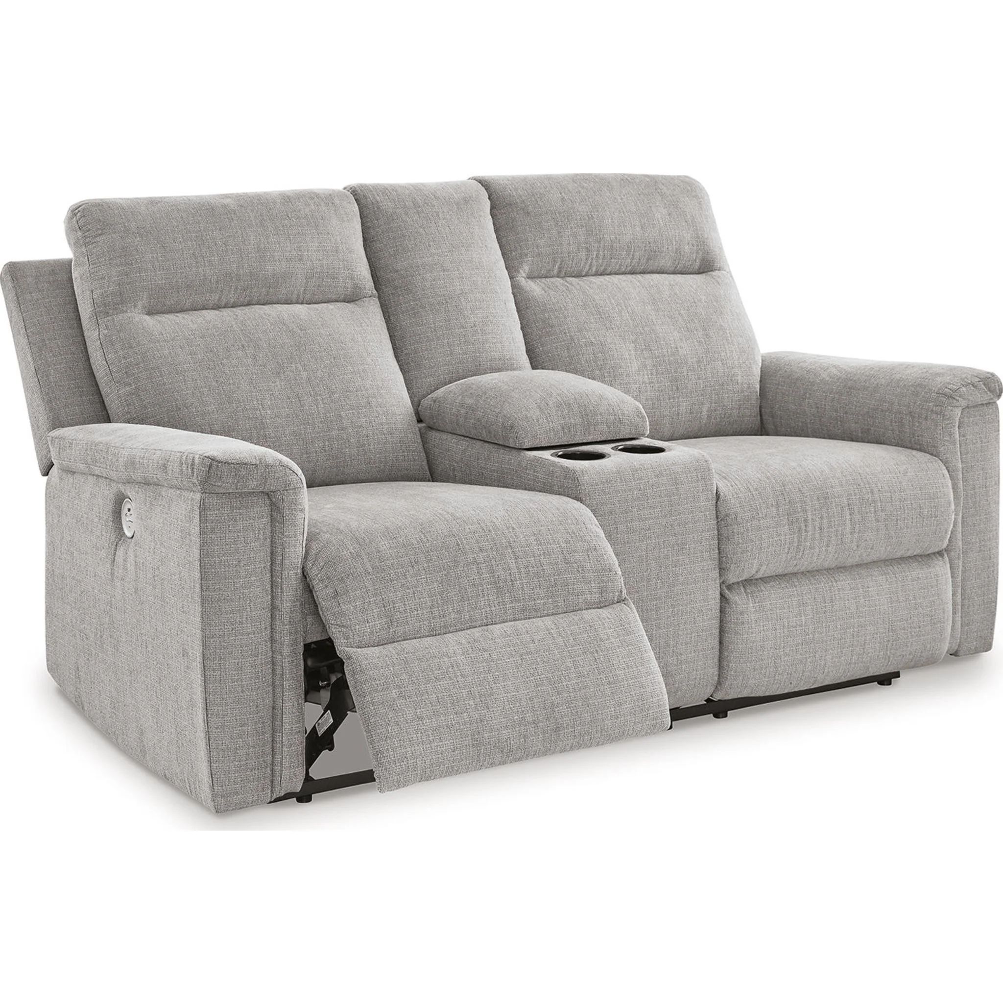 Barnsana Reclining Power Loveseat with Console - Image 20