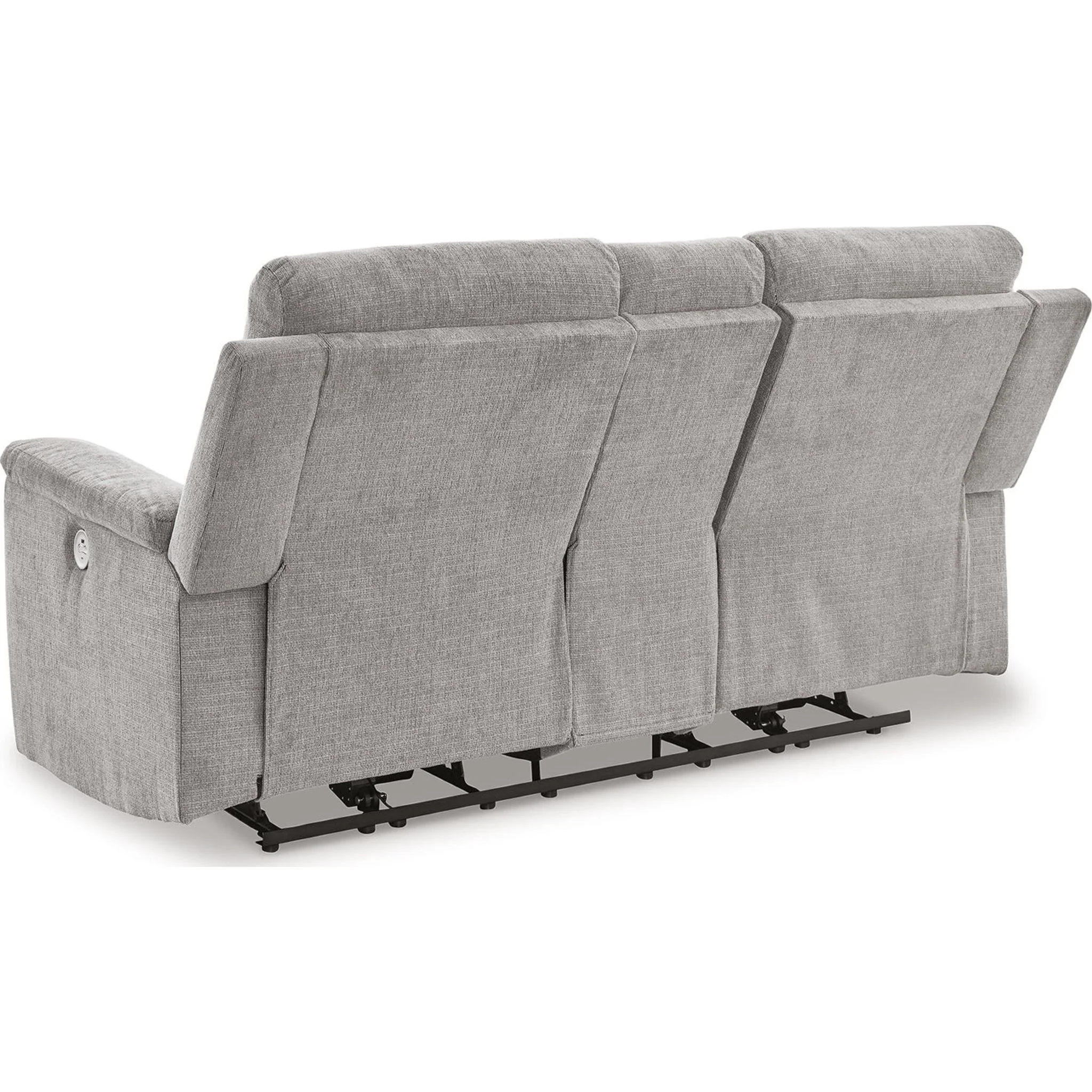 Barnsana Reclining Power Loveseat with Console - Image 22