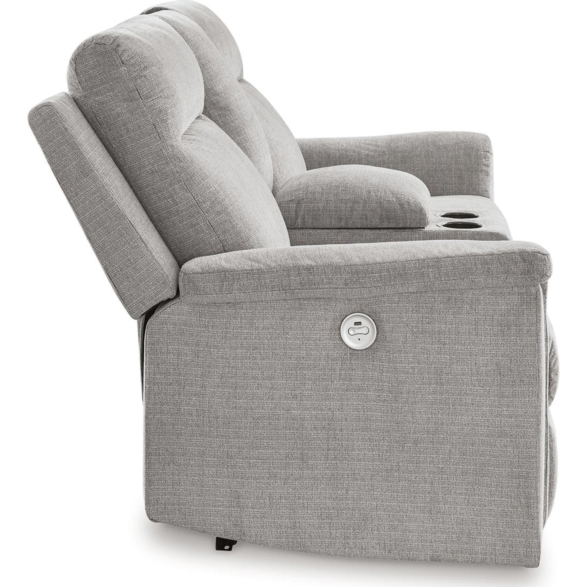 Barnsana Reclining Power Loveseat with Console - Image 24