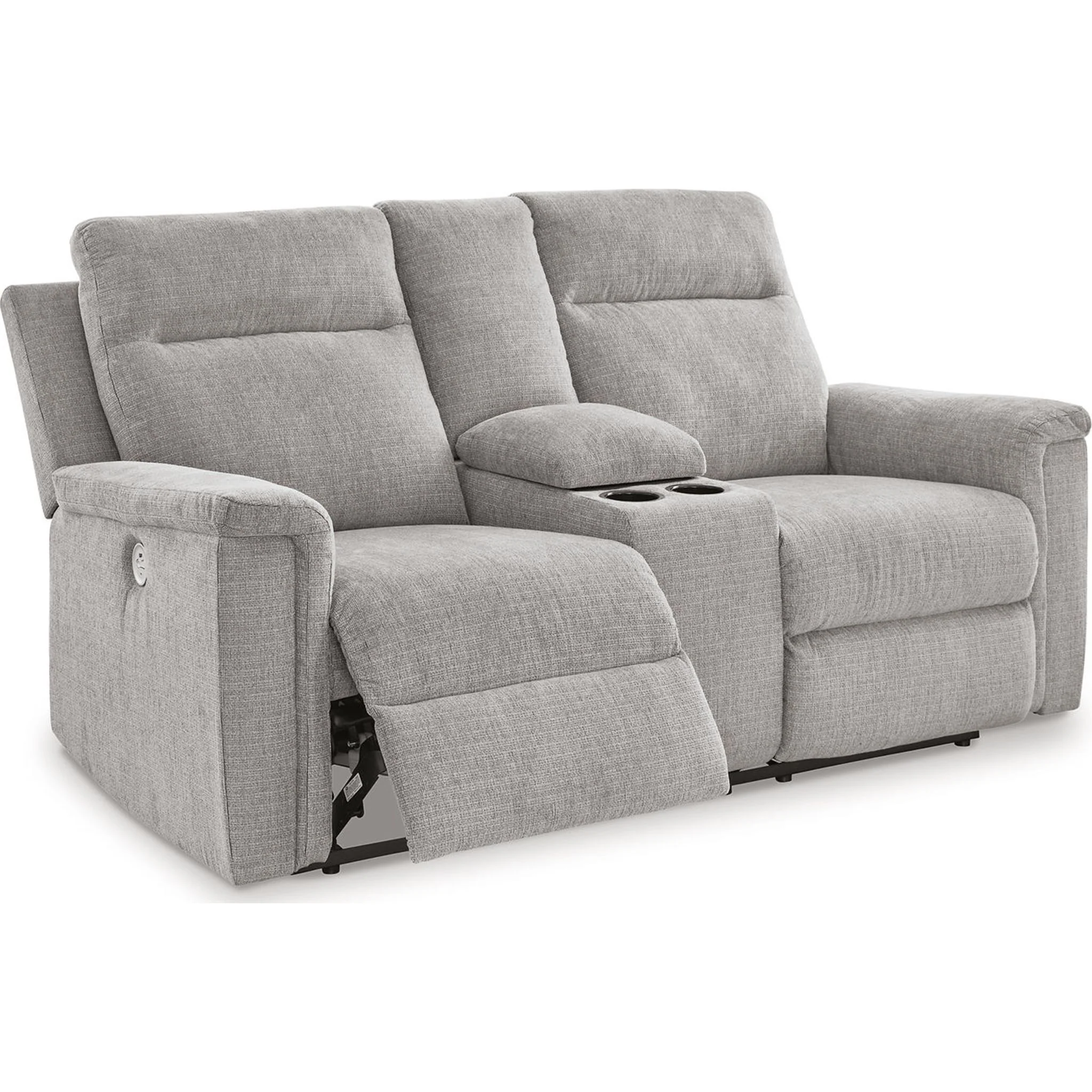 Barnsana Reclining Power Loveseat with Console - Image 30