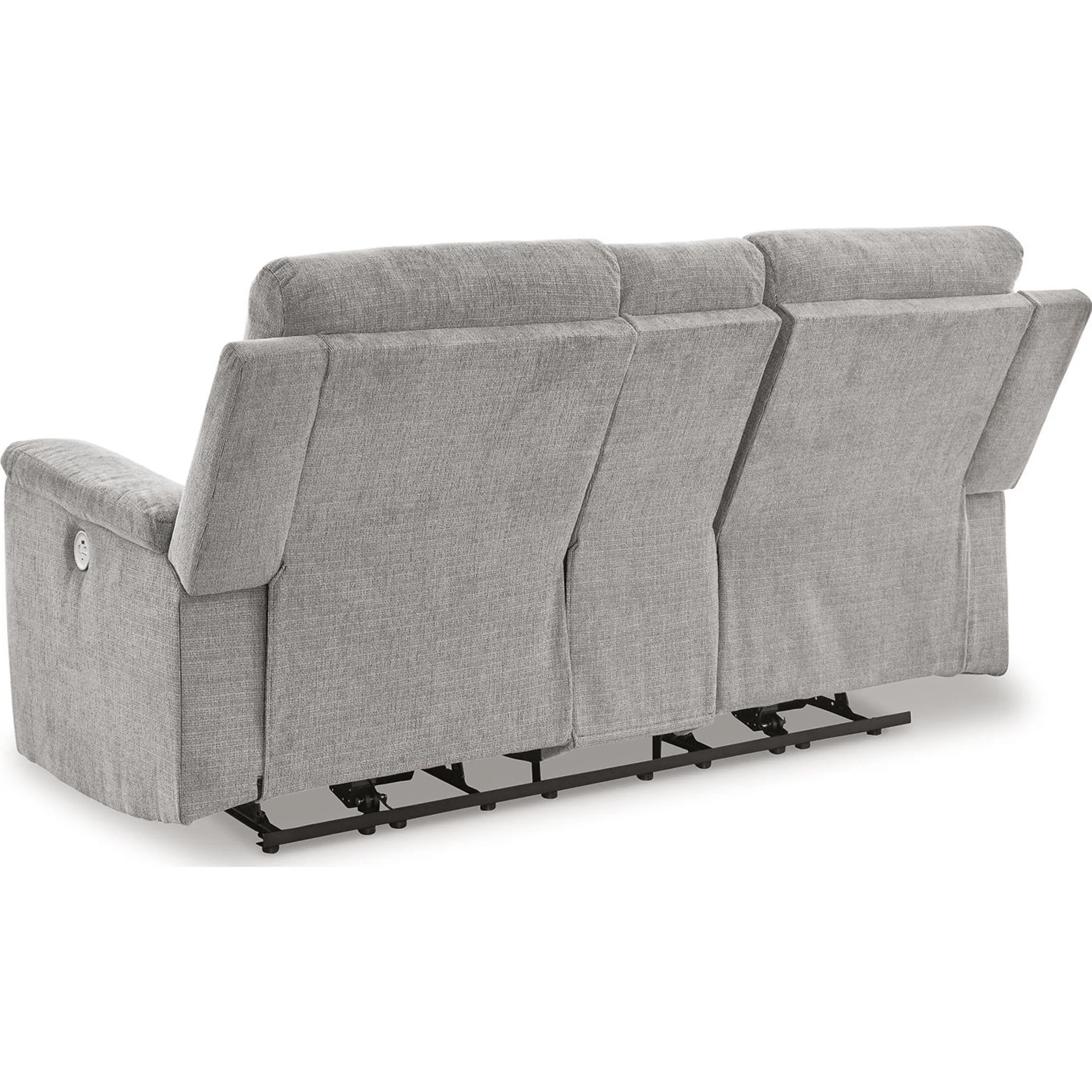 Barnsana Reclining Power Loveseat with Console - Image 31
