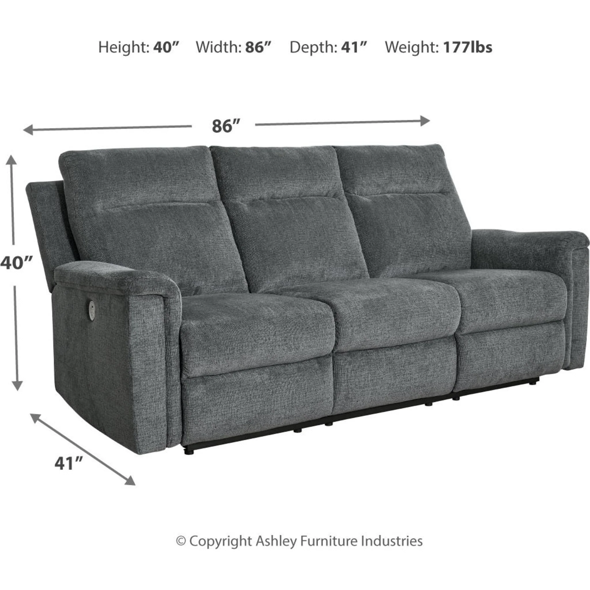 Barnsana Reclining Sofa with Power - Image 22