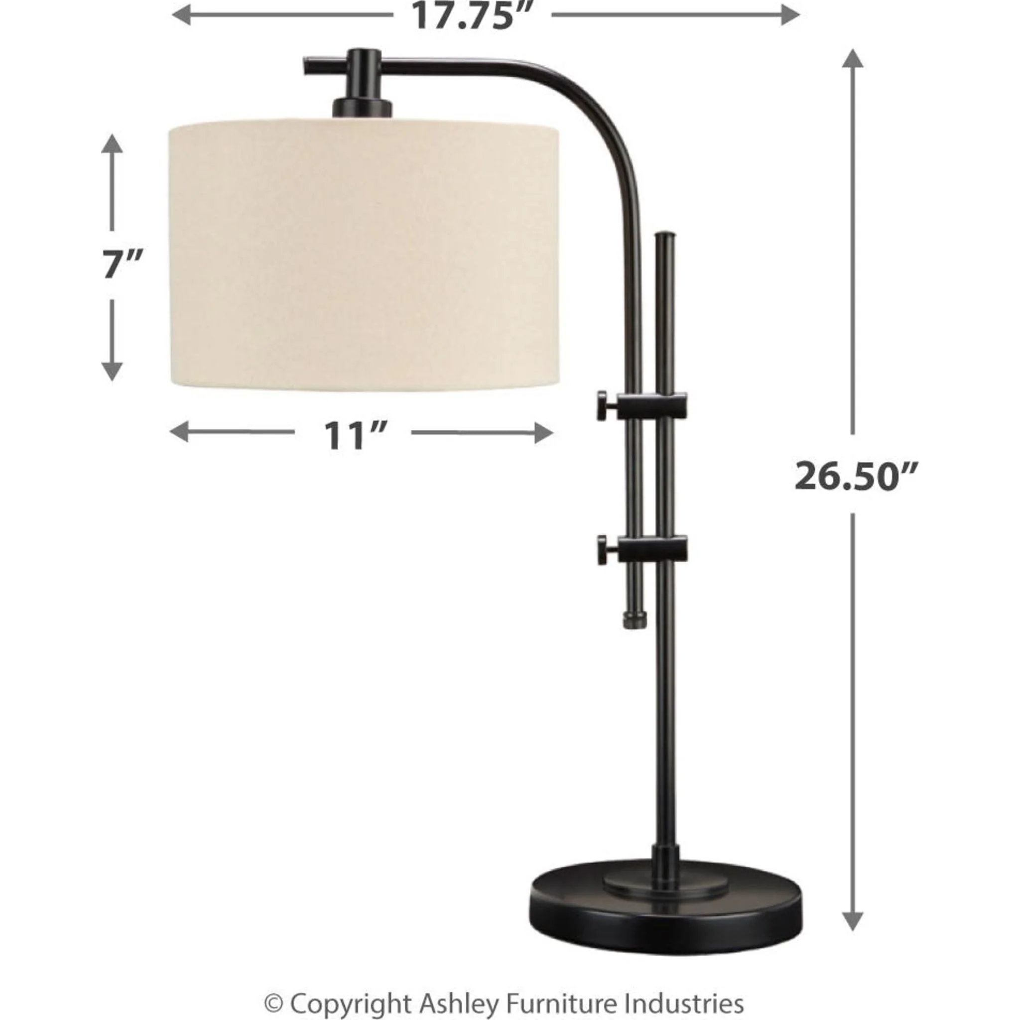 Baronvale Table Lamp (Single) - Image 5