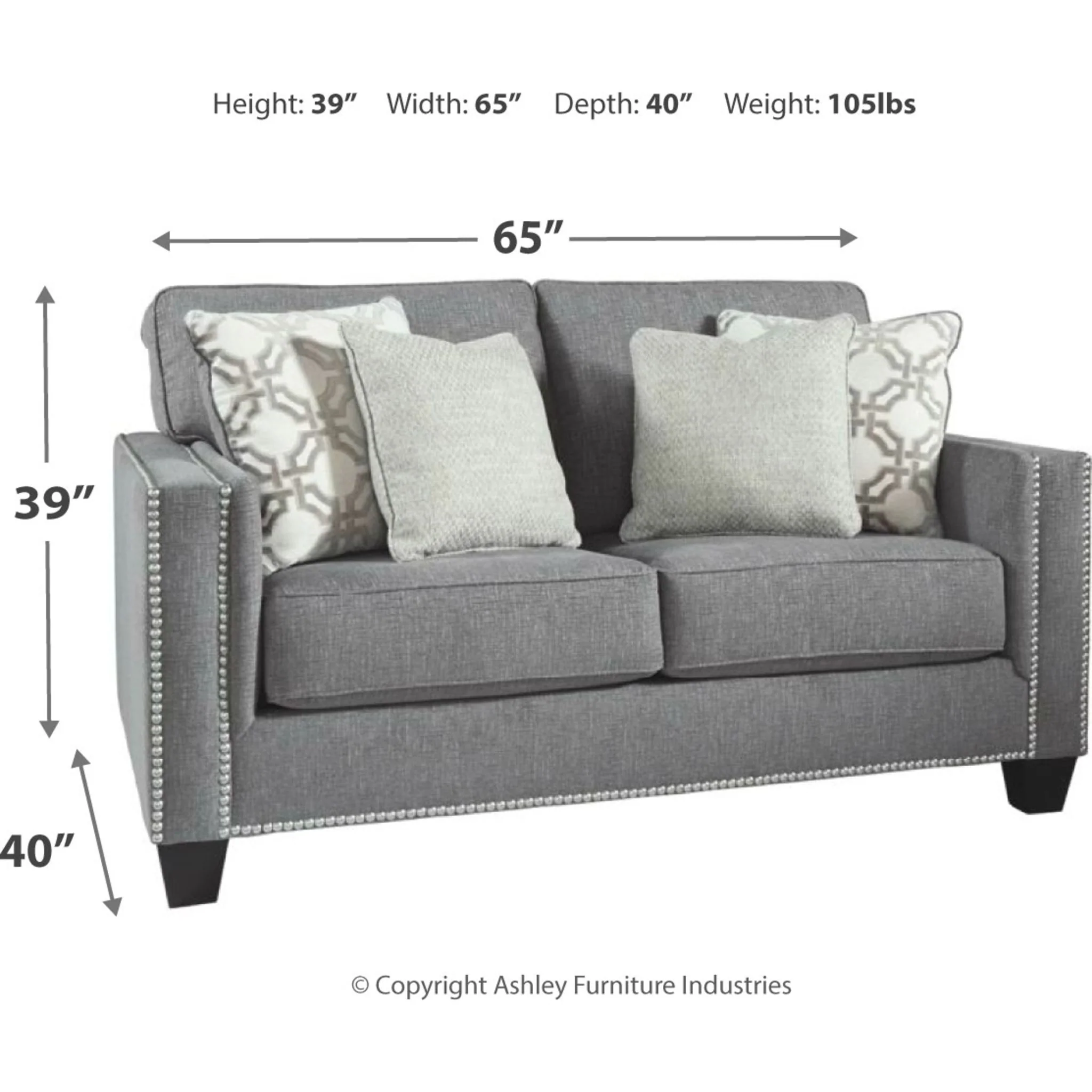 Barrali-Exclusive Loveseat - Image 4